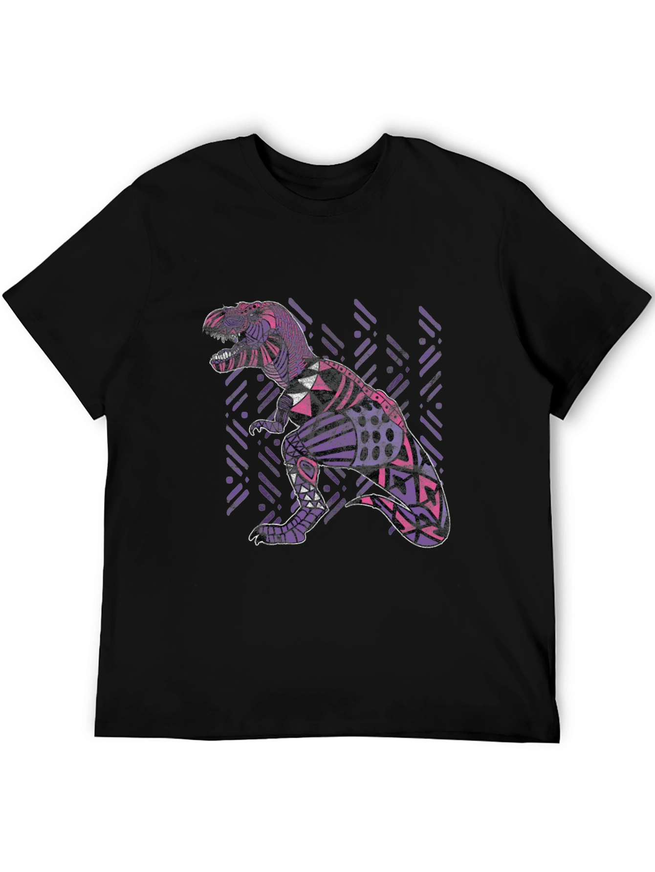 Black Dino Graphic Tee - Black T-Shirt view 5
