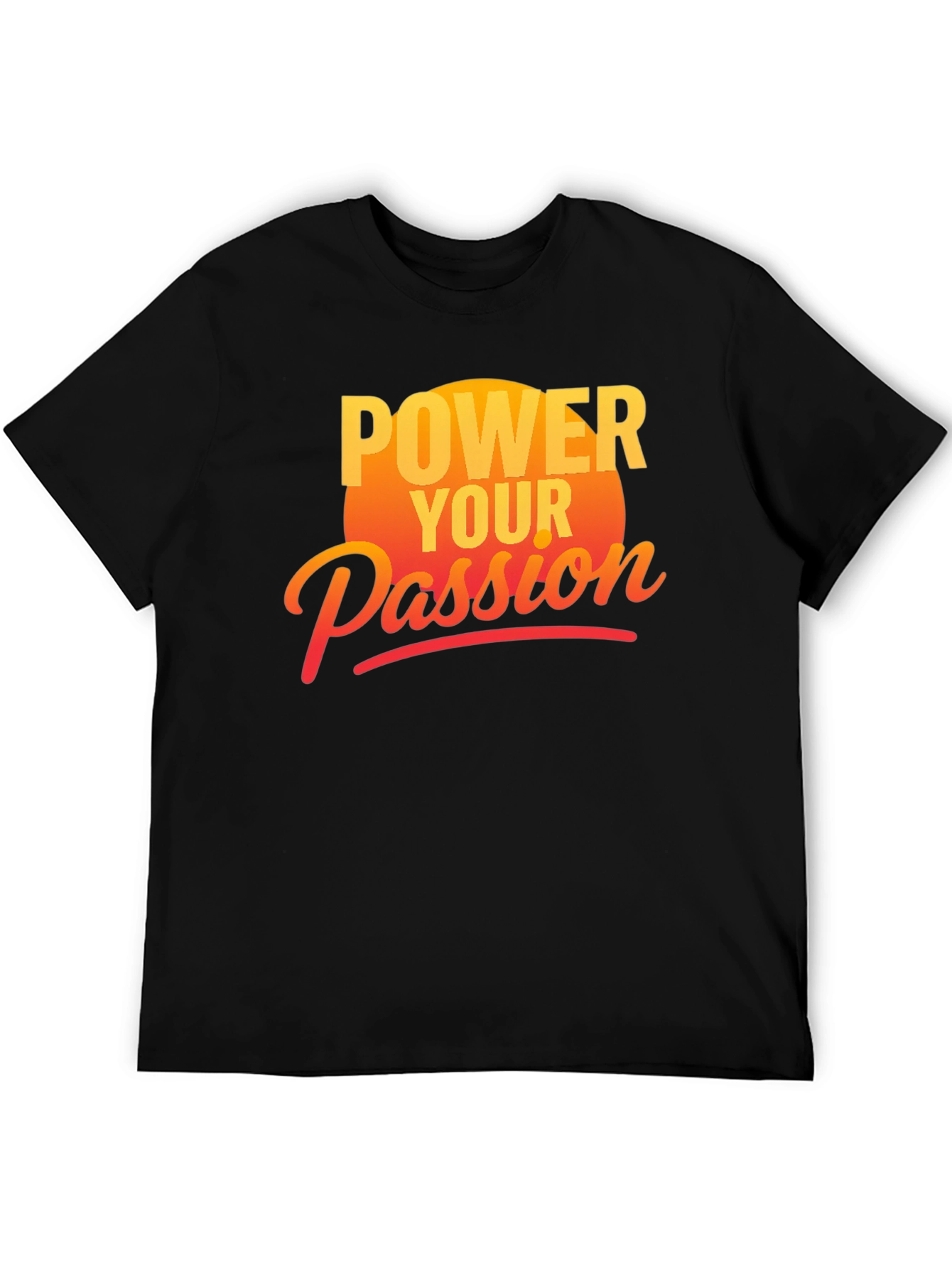 Black Power Your Passion Graphic Tee - Black view 5
