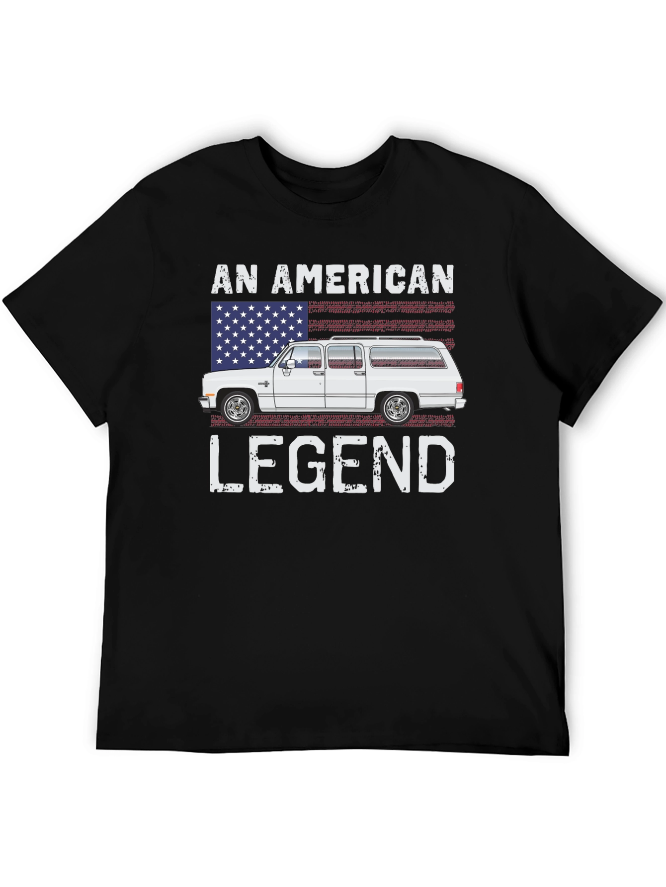 Black American Legend Truck T-Shirt view 5