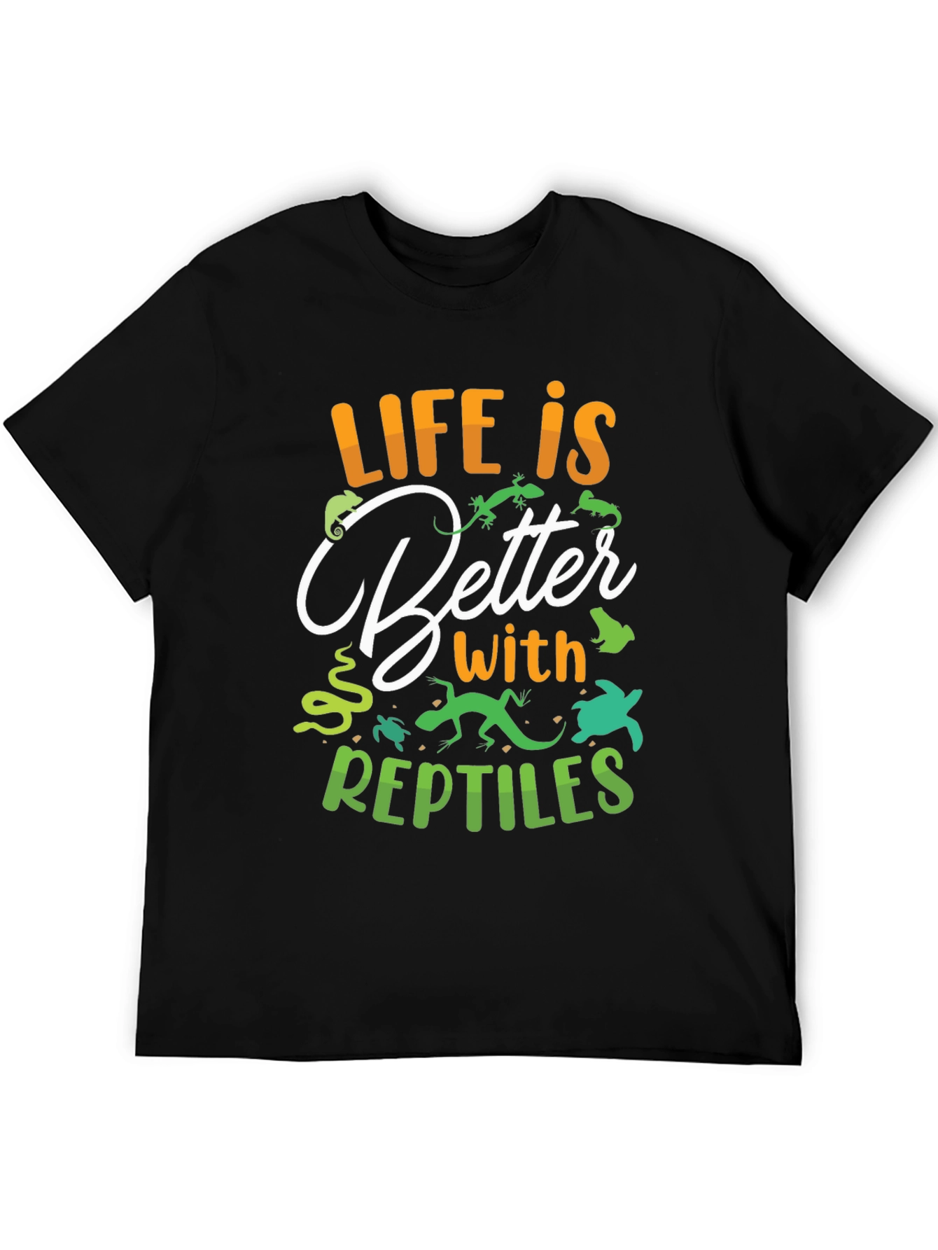 Reptile Lover T-Shirt - Life is Better - 5