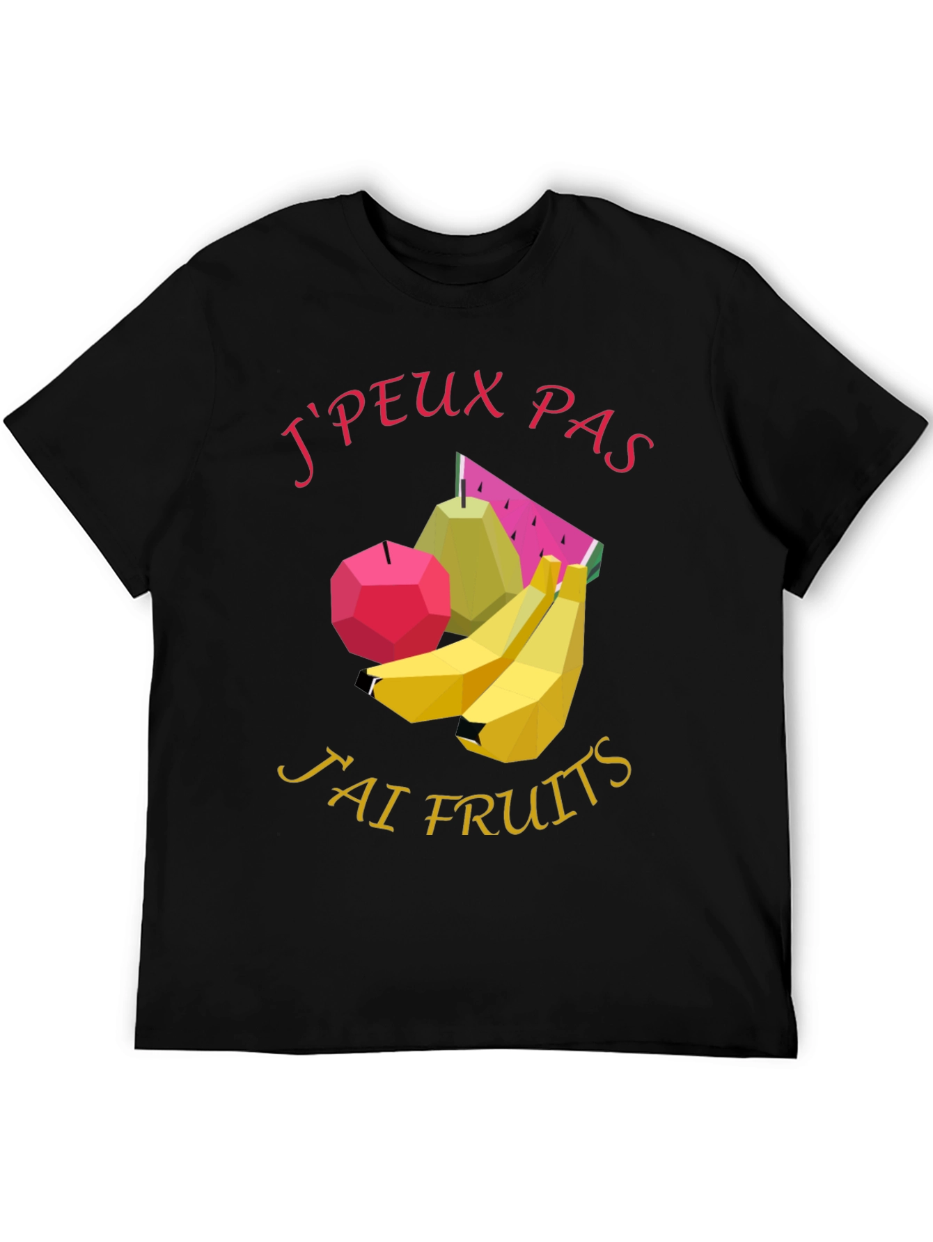 Black J'peux Pas J'ai Fruits Graphic Tee - Black view 5