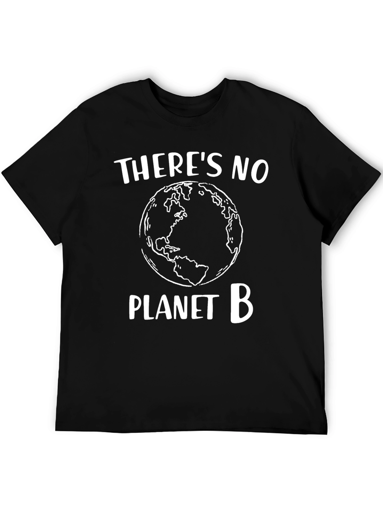 Black There's No Planet B T-Shirt view 5