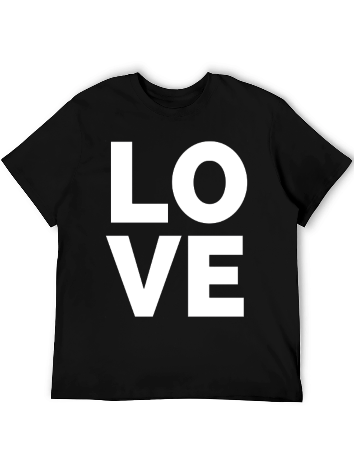 Black Love Graphic Tee - Trendy Casual Shirt view 5
