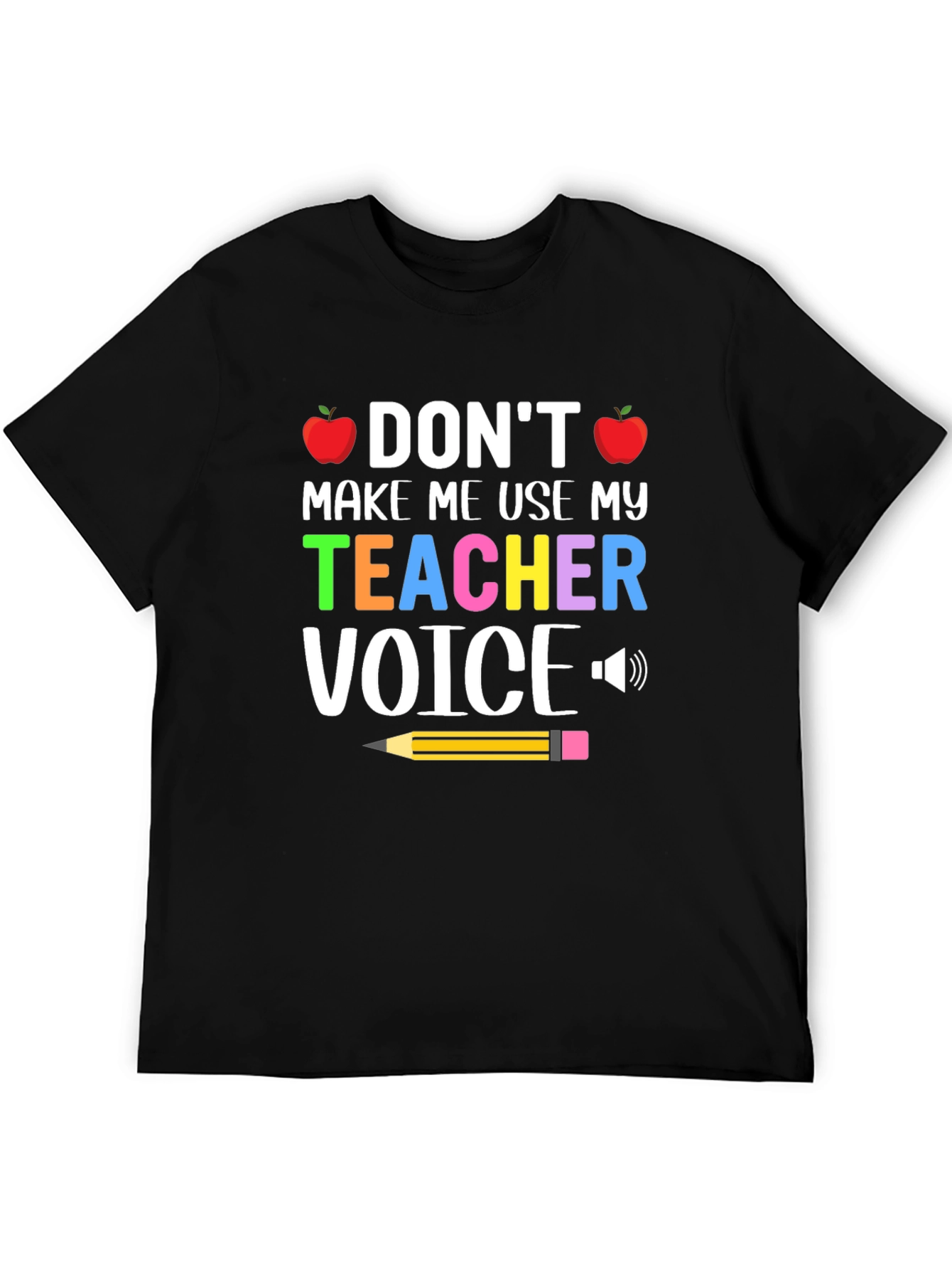 Black Teacher Voice T-Shirt view 5