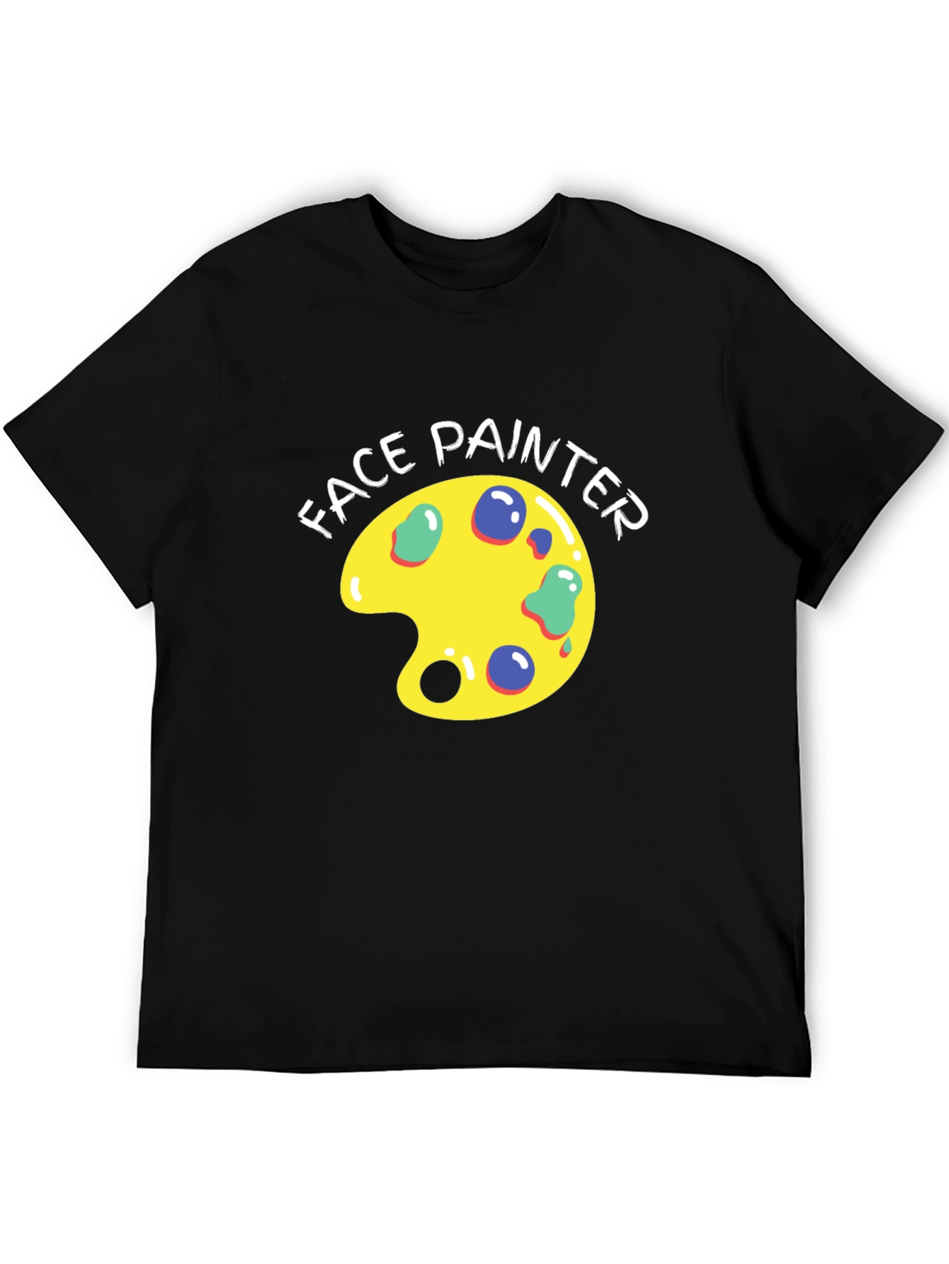 Face Painter T-Shirt - Artistic Palette Design - 5