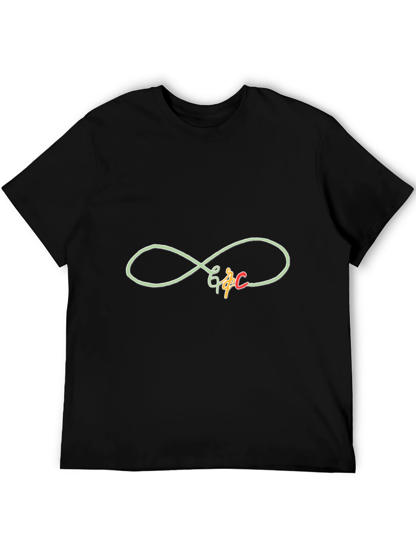 Black Infinity Love T-Shirt view 5