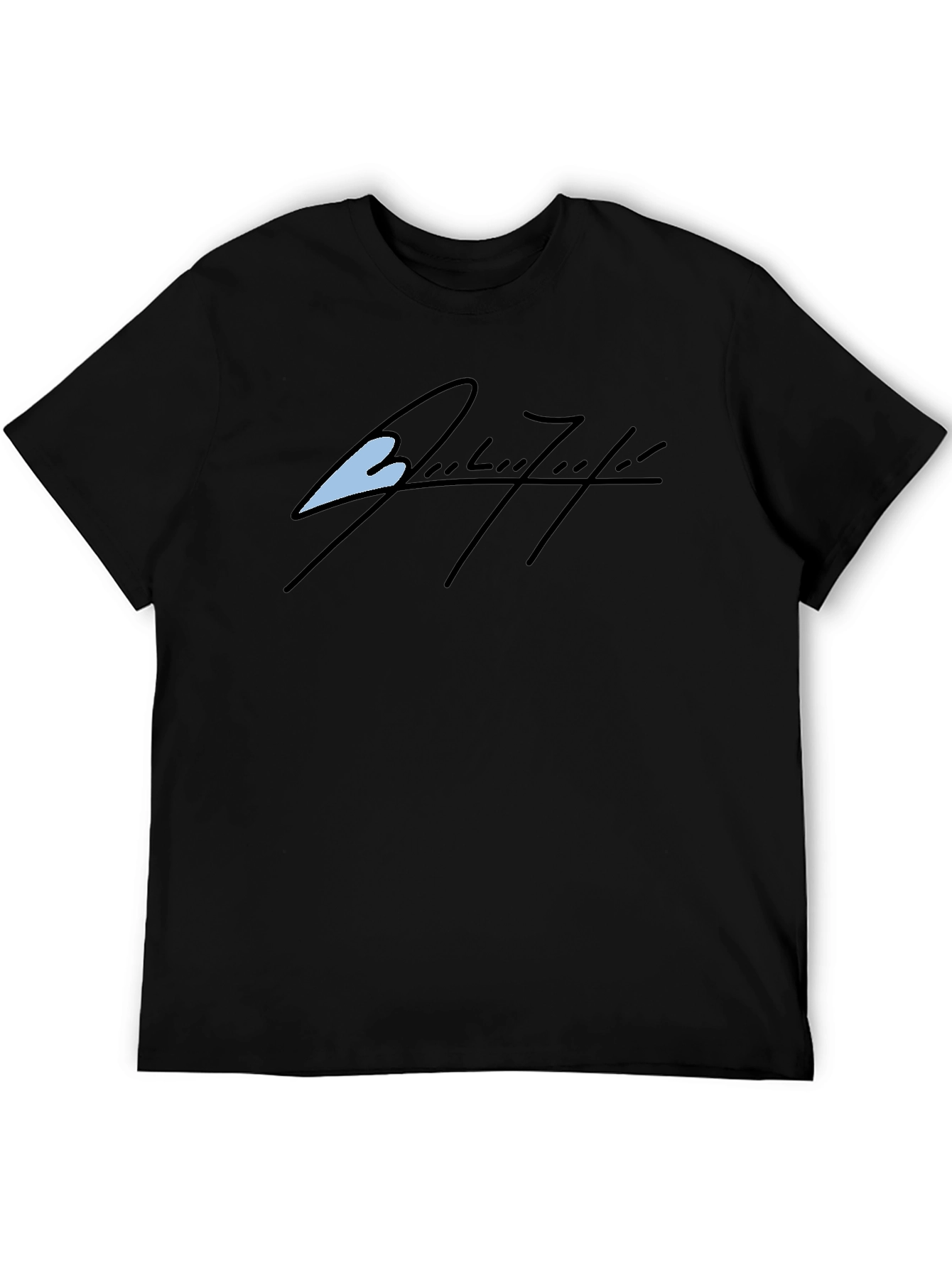 Black Signature Graphic Black T-Shirt view 5