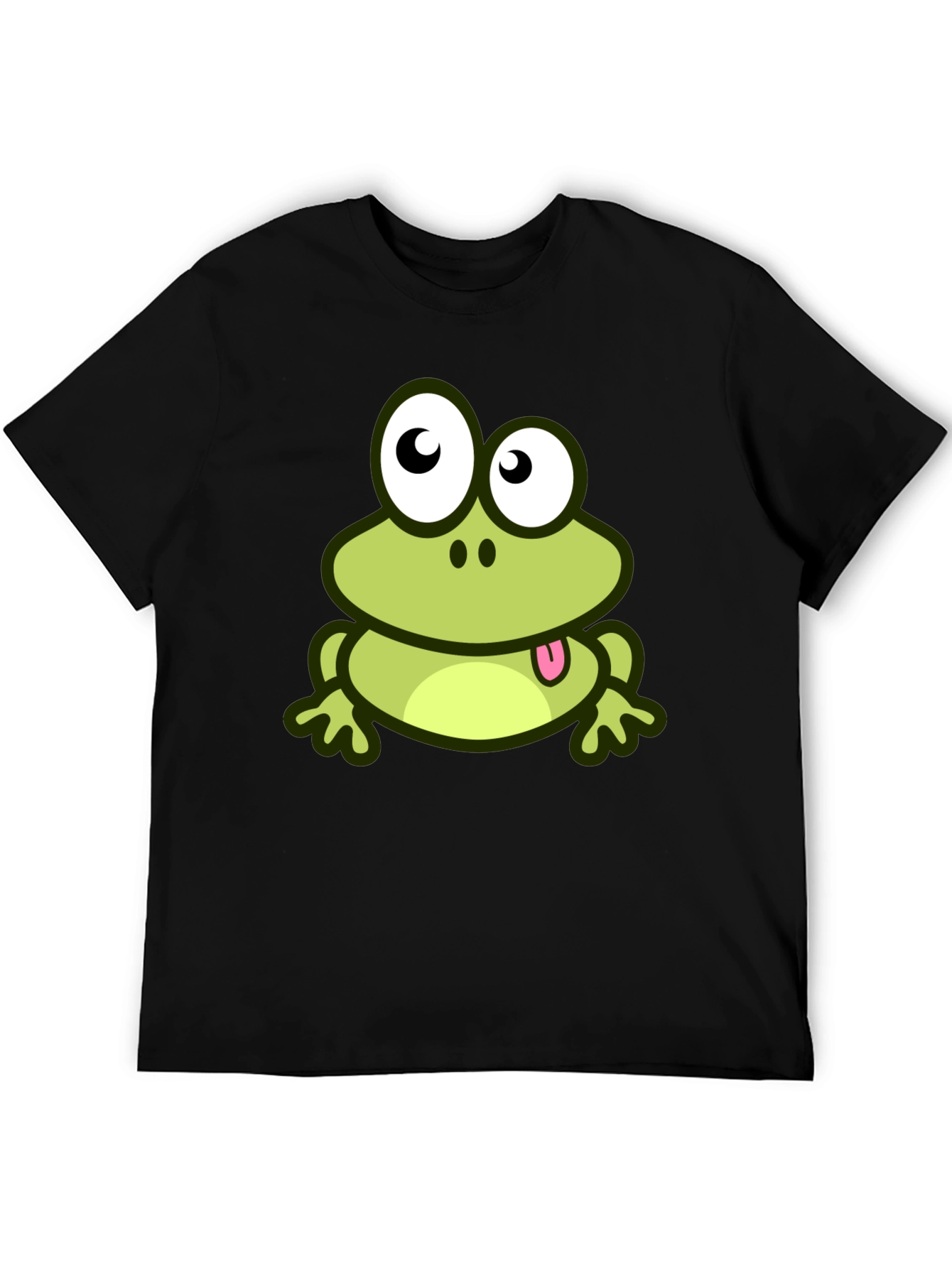 Black Frog Graphic T-Shirt - Casual Style view 5