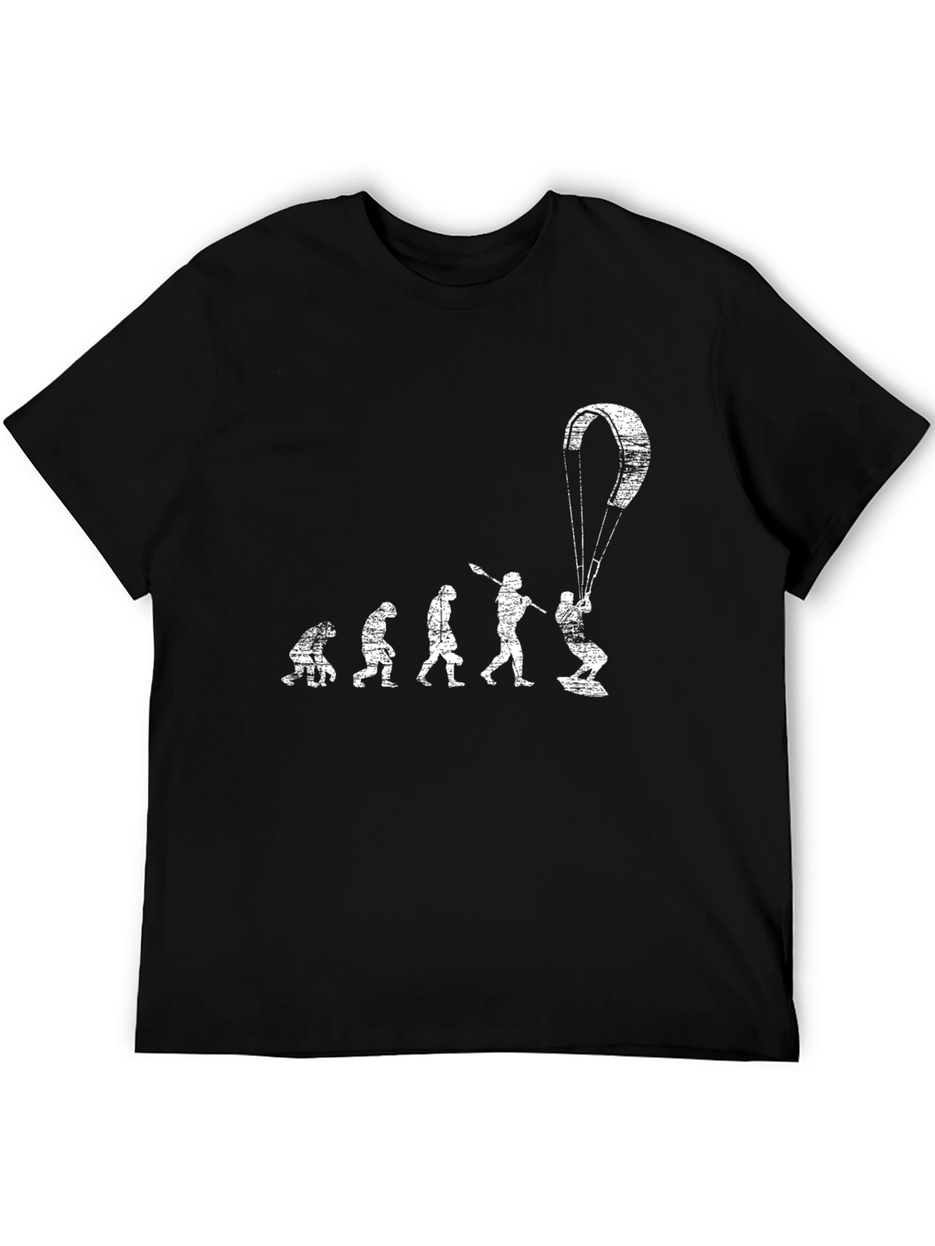 Black Kitesurfing Evolution T-Shirt - Black view 5