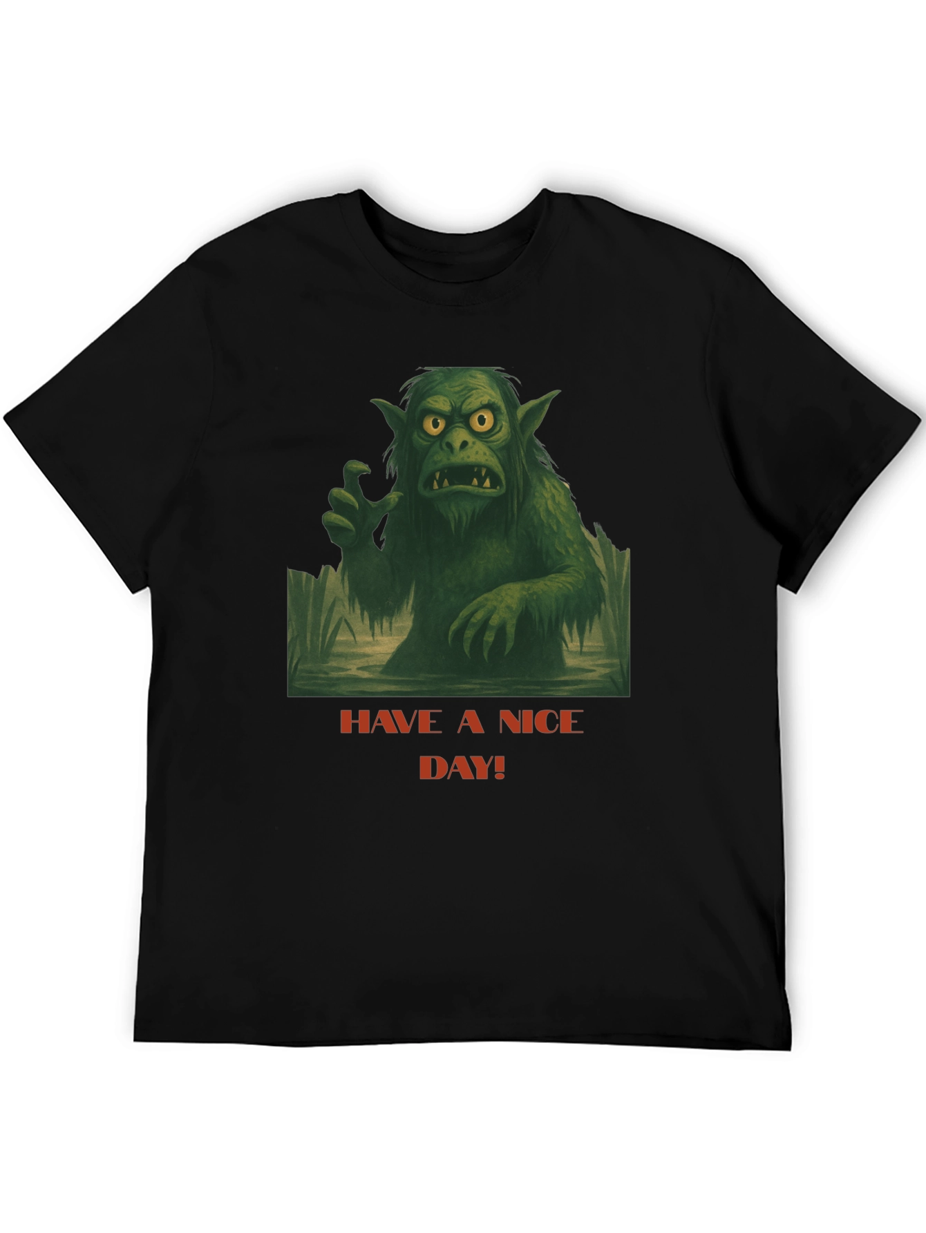 Black Swamp Monster Tee - Have A Nice Day! view 5