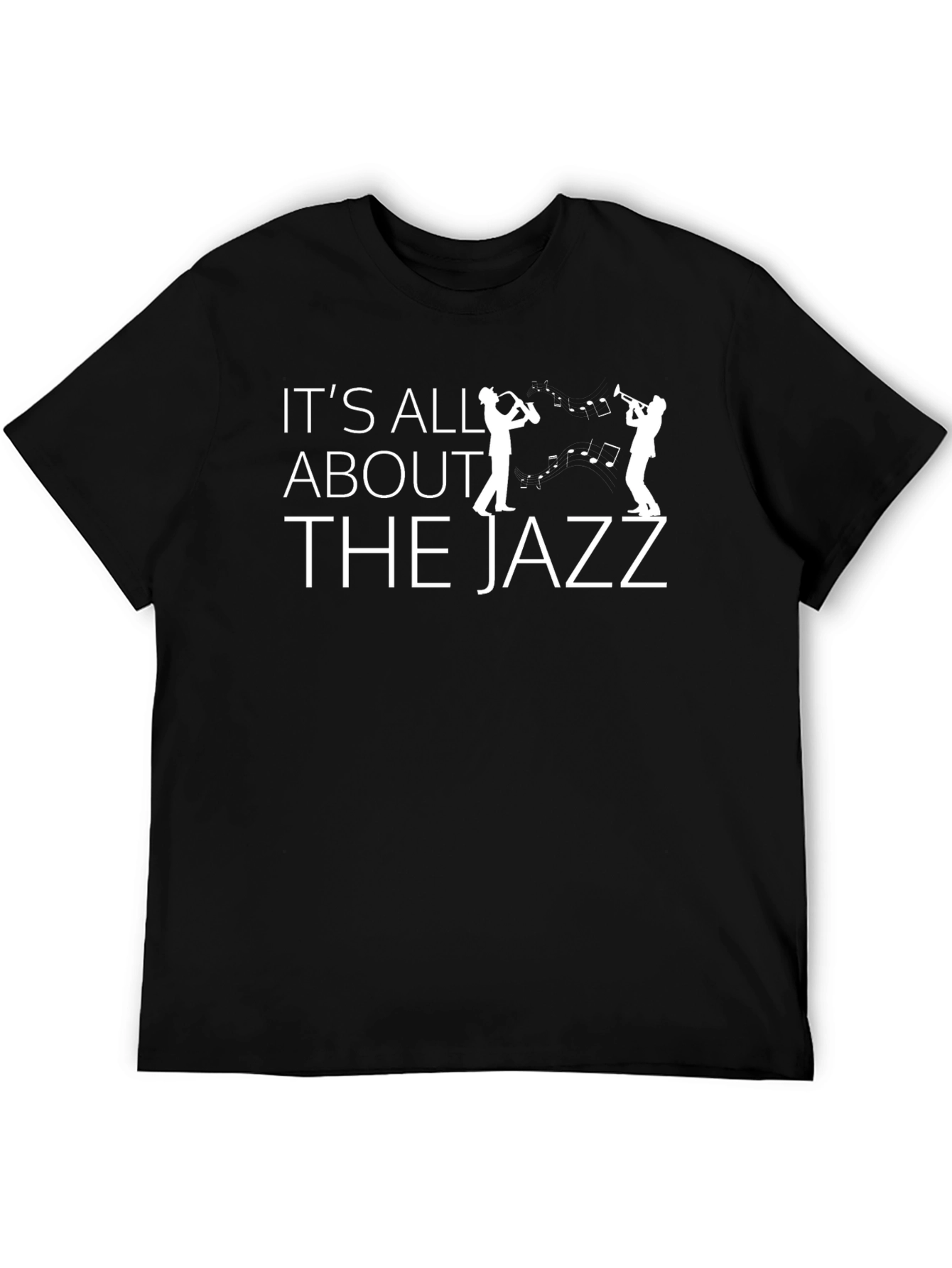 Black It's All About The Jazz Graphic T-Shirt view 5