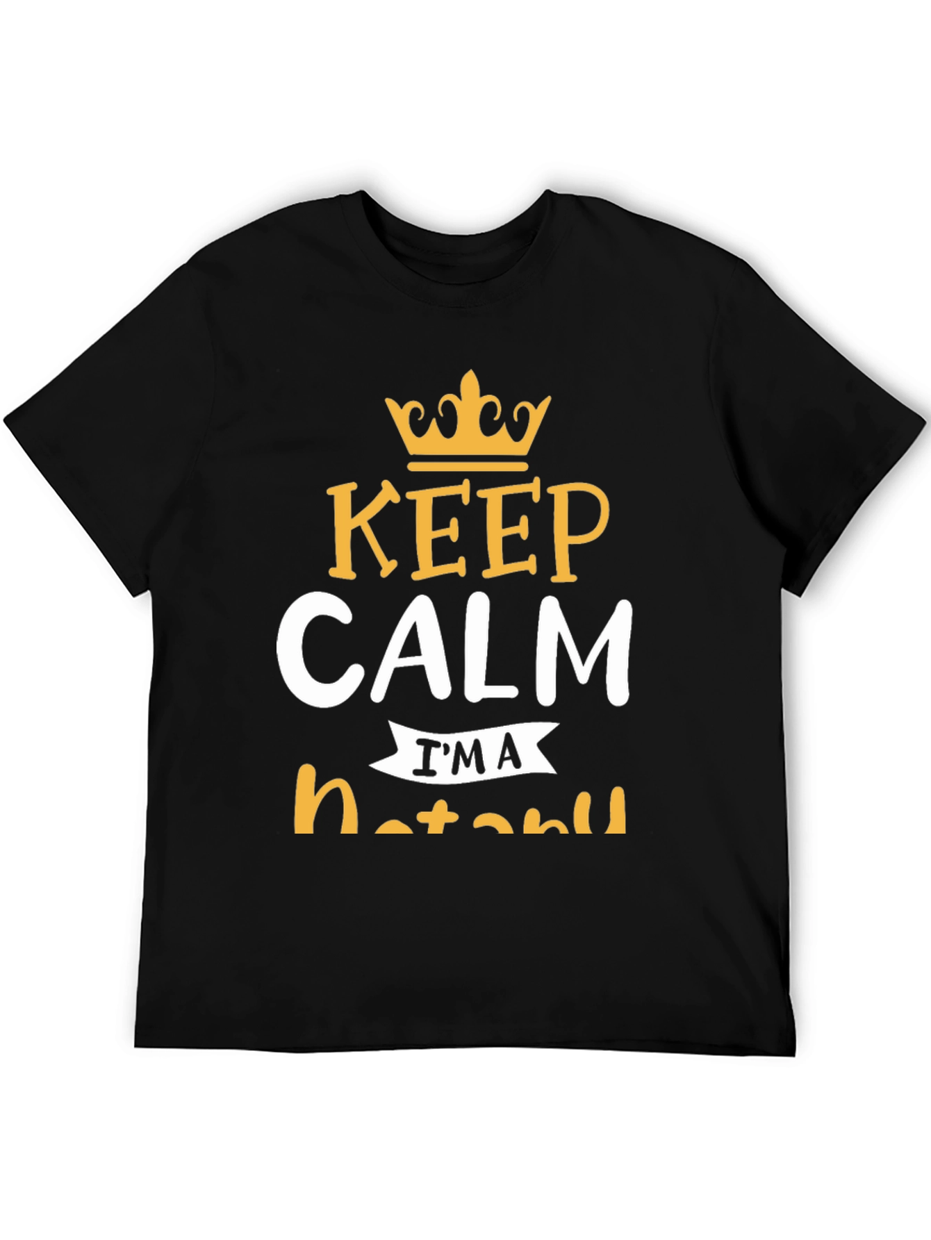 Black Keep Calm I'm A Hotaru T-Shirt view 5