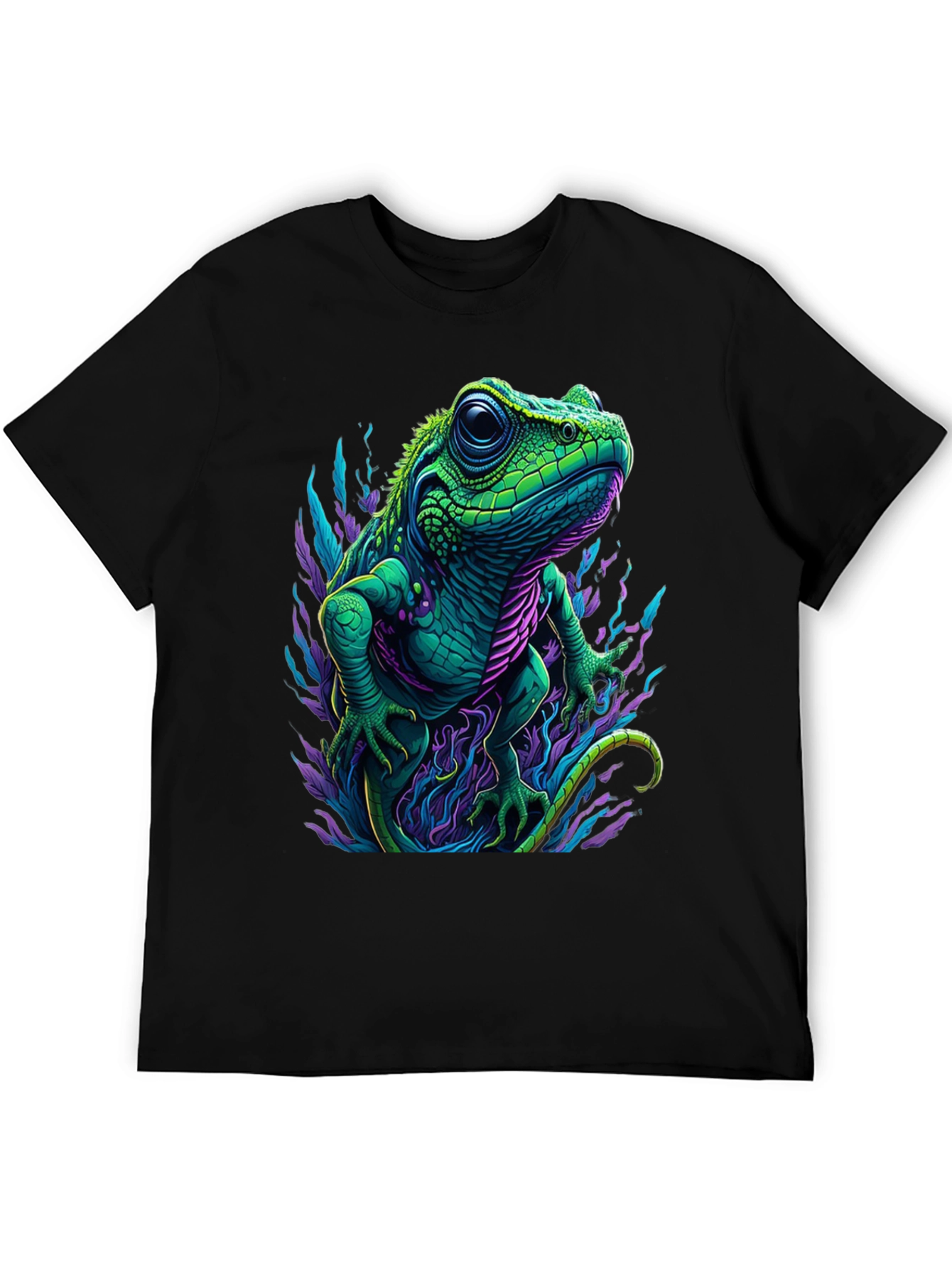 Black Lizard Graphic T-Shirt view 5