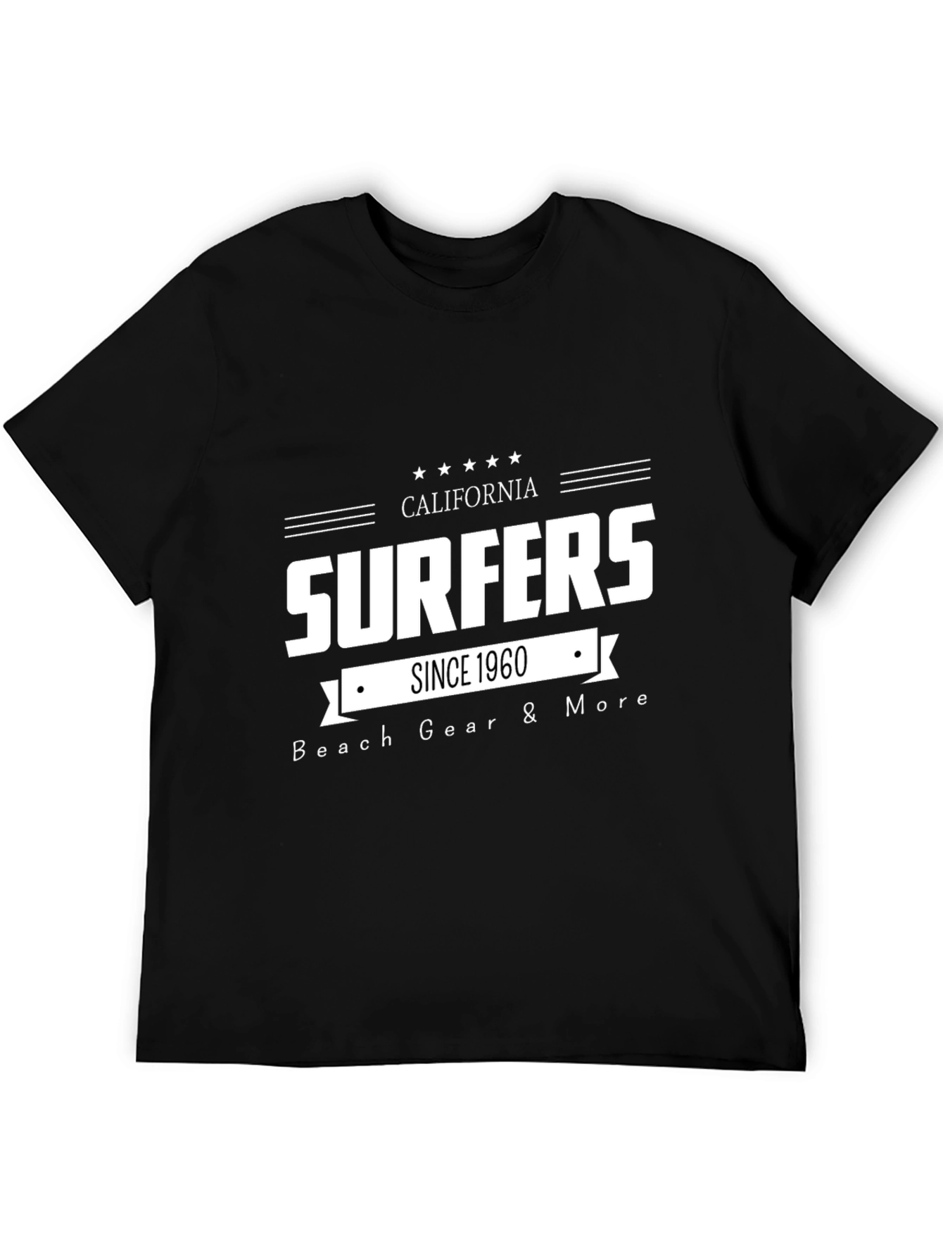 Black California Surfers Graphic T-Shirt - Since 1960 view 5