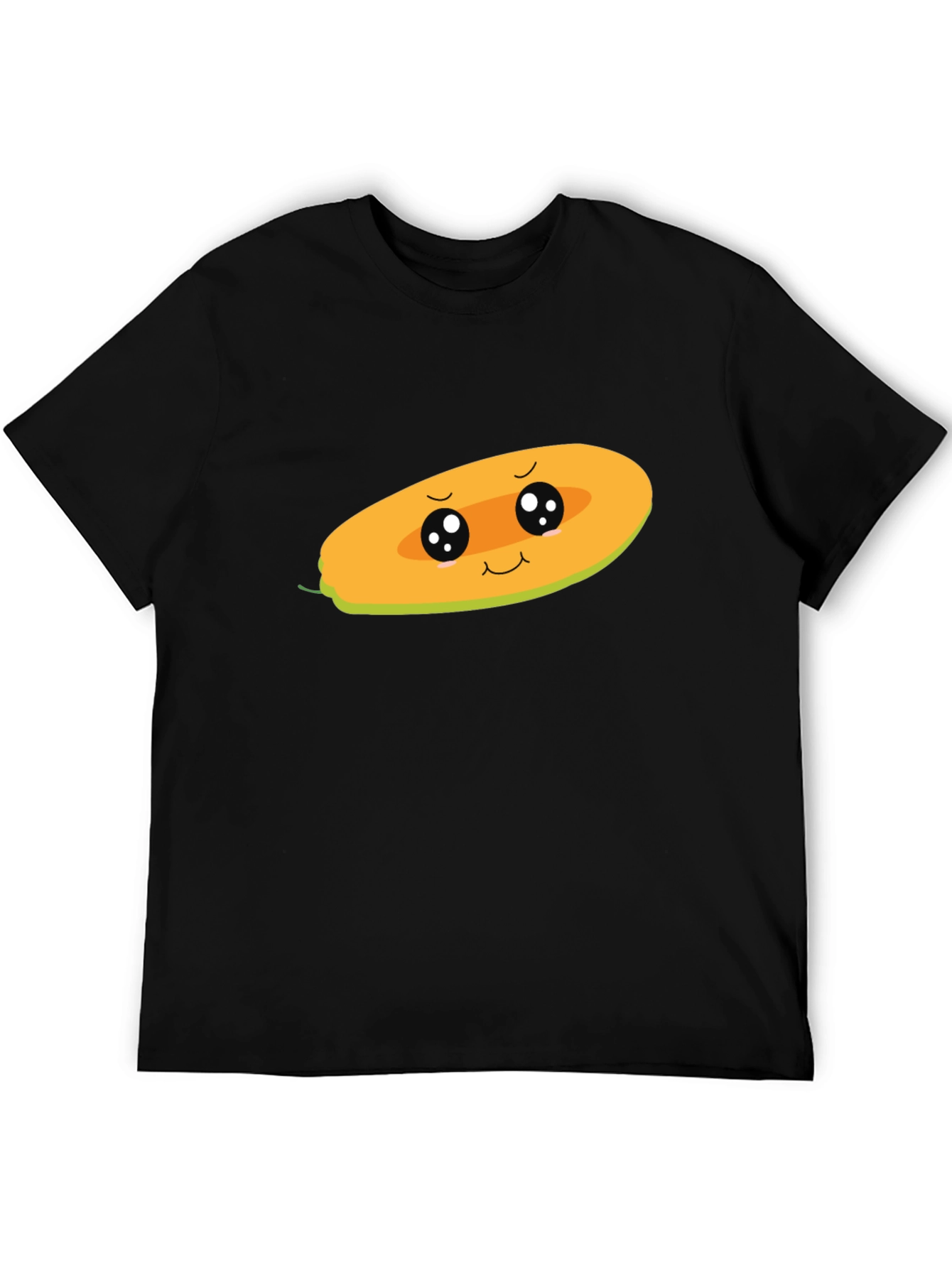 Black Kawaii Mango Graphic Tee - Cute Fruit Shirt view 5