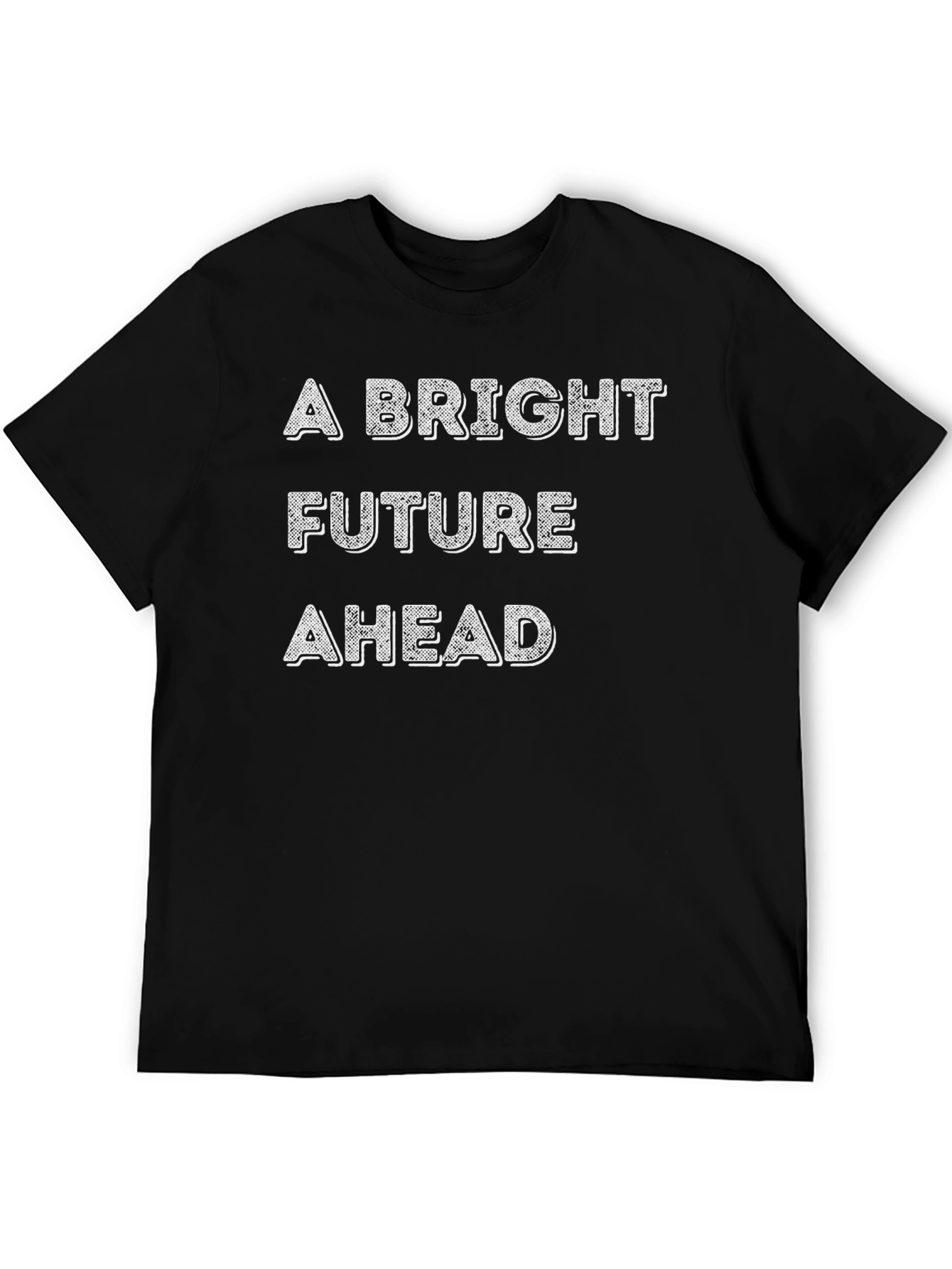 Black A Bright Future Ahead Graphic T-Shirt view 5