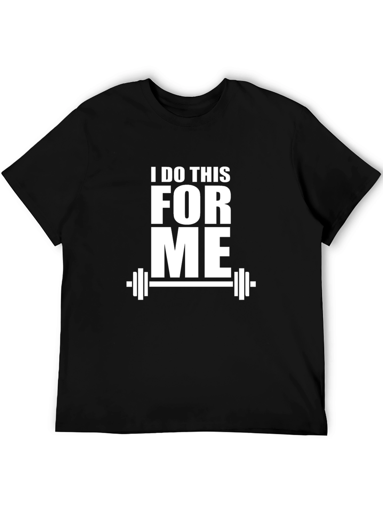 Black I Do This For Me Gym T-Shirt view 5