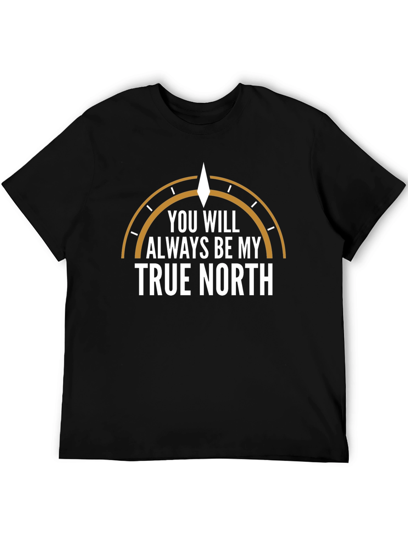 Black True North Graphic Tee - Always Be My True North view 5