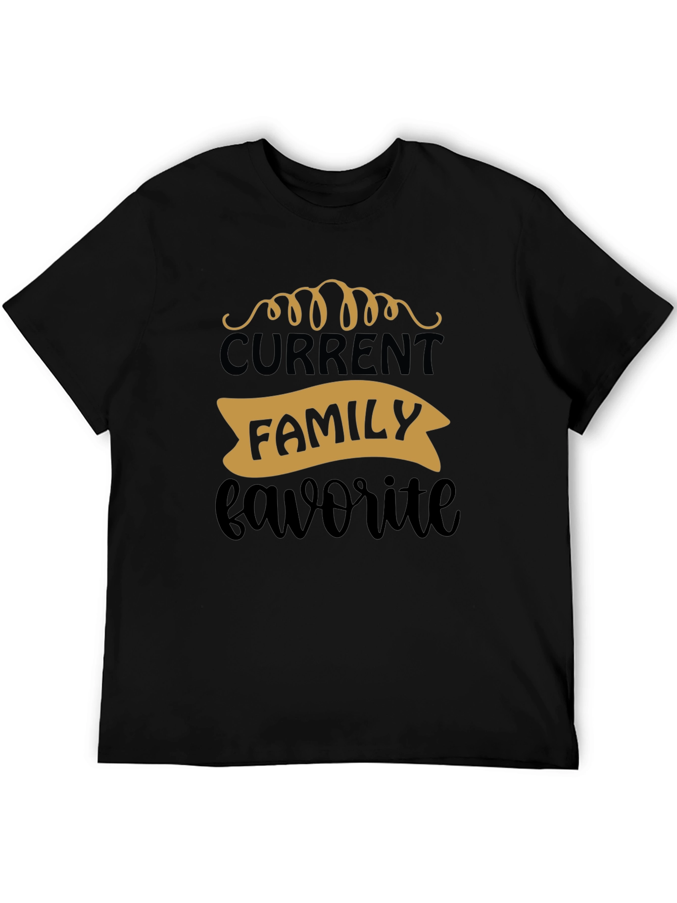 Black Current Family Favorite Black Graphic Tee view 5