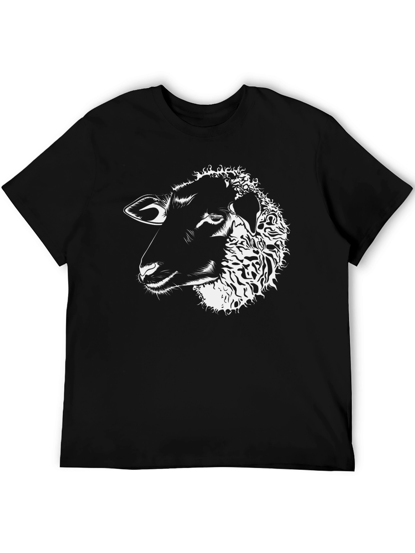 Black Black Sheep Graphic Tee - Unique Design view 5