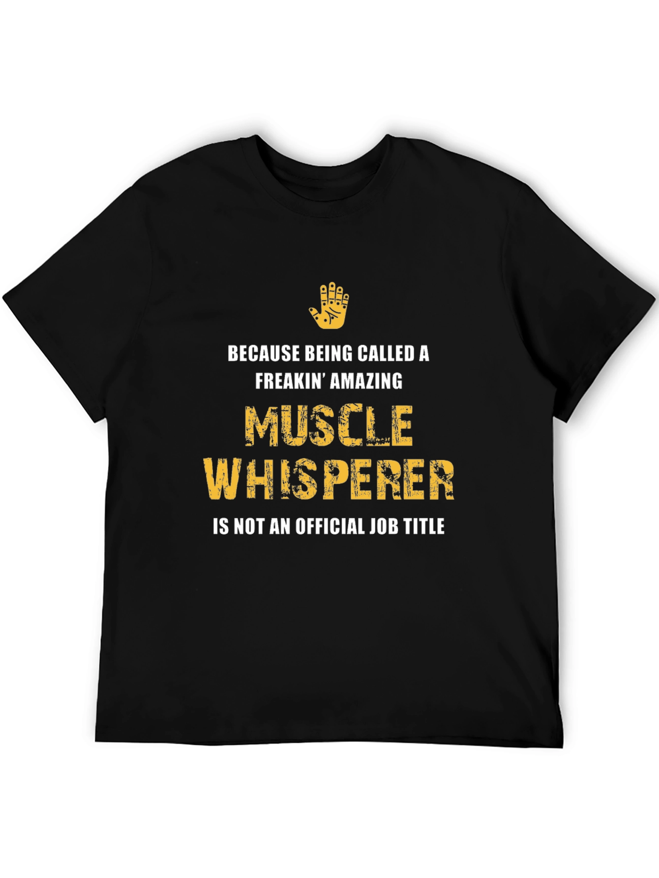 Black Muscle Whisperer Graphic Tee view 5