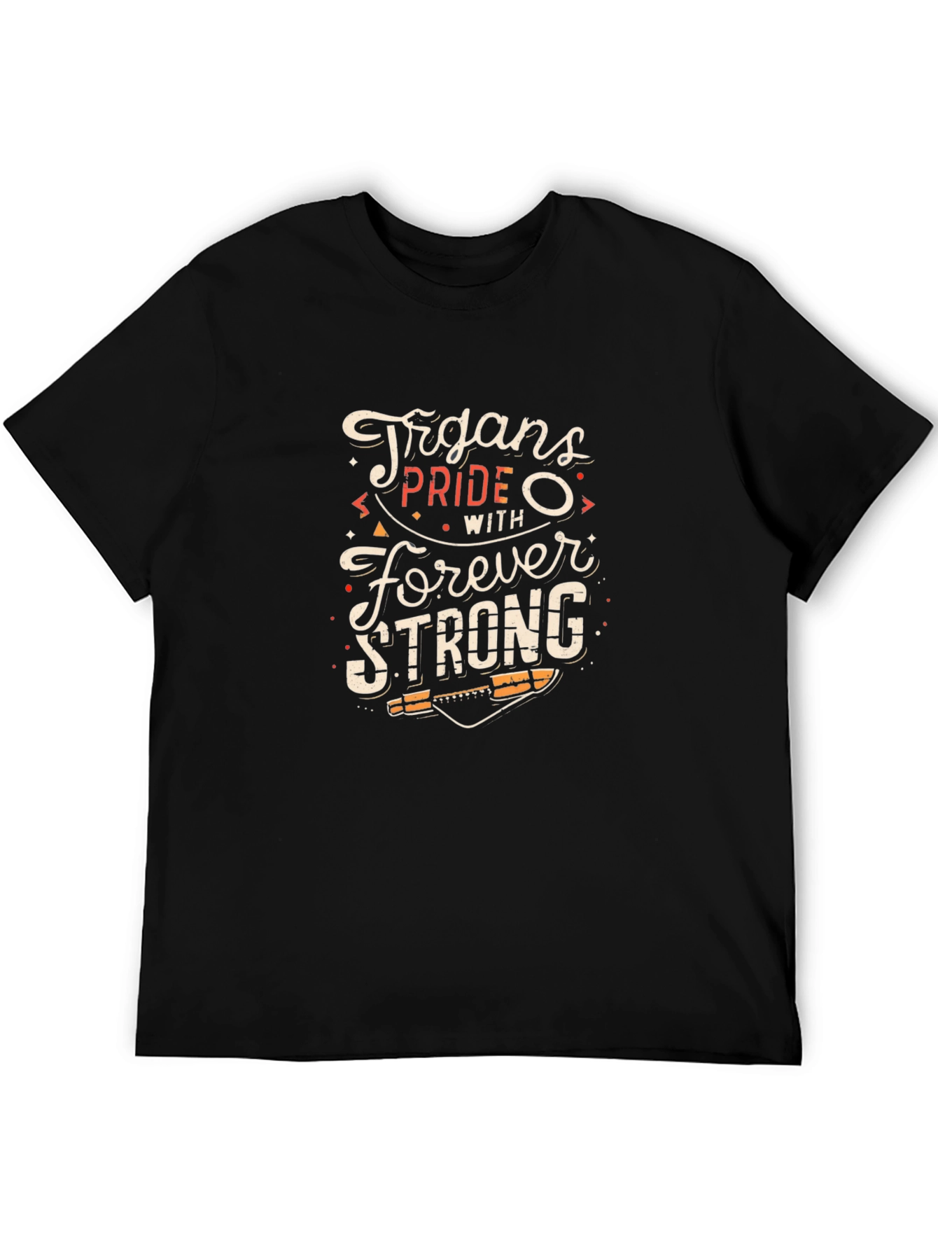 Black Organs Pride Forever Strong Black T-Shirt view 5