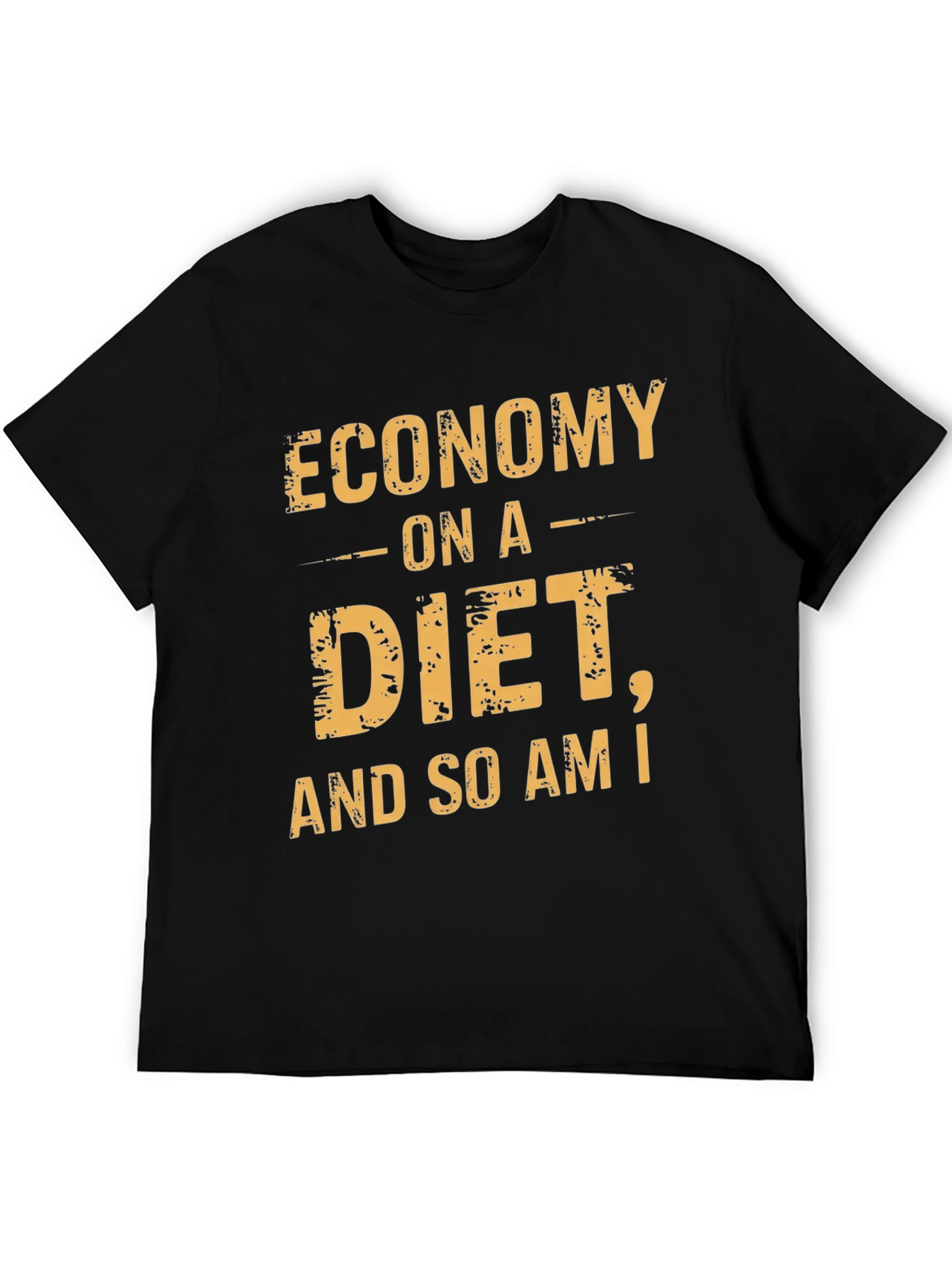 Black Economy on a Diet Graphic Tee view 5