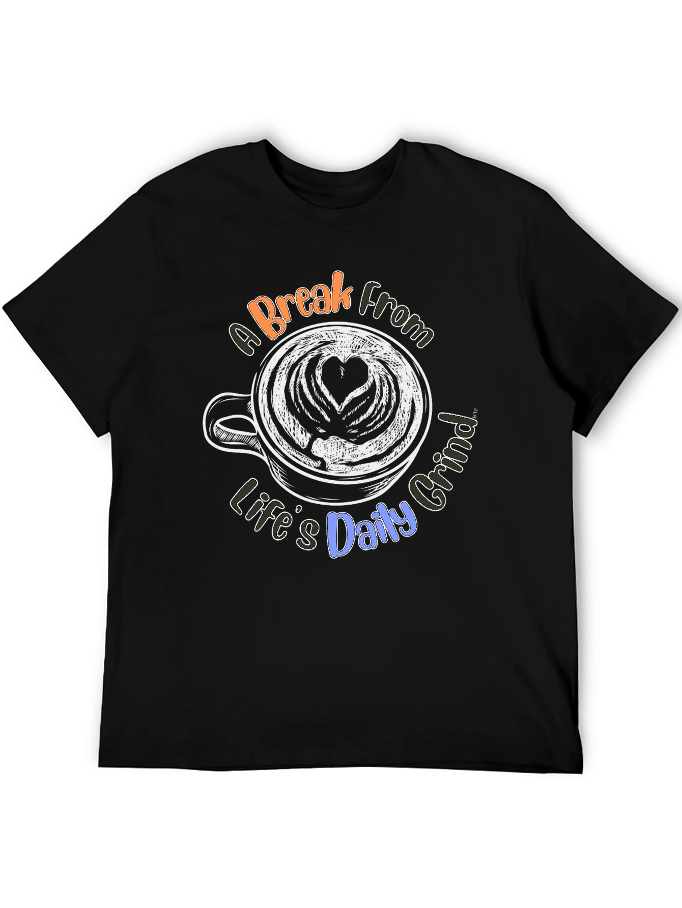 Coffee Break T-Shirt - Daily Grind Relax - 5