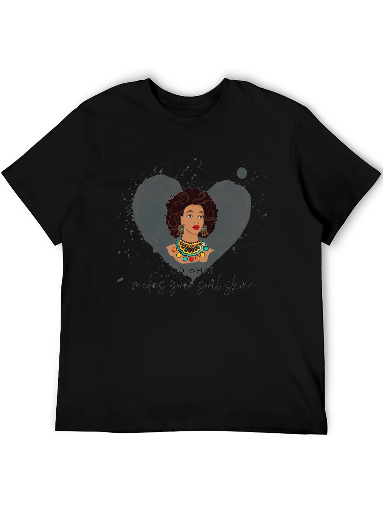 Black Empowered Soul Shine Graphic Tee view 5