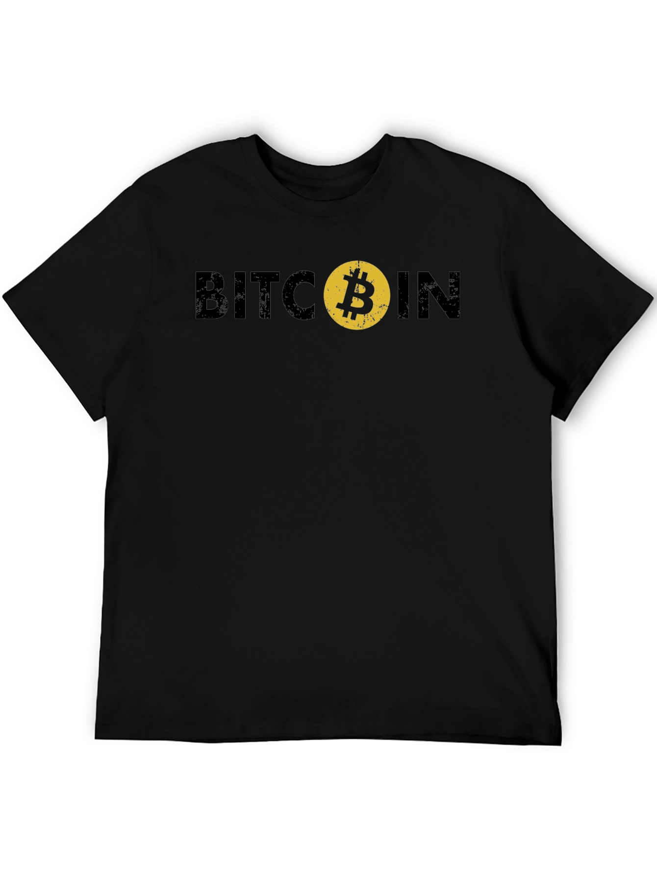 Black Bitcoin Graphic Tee - Crypto Fashion view 5