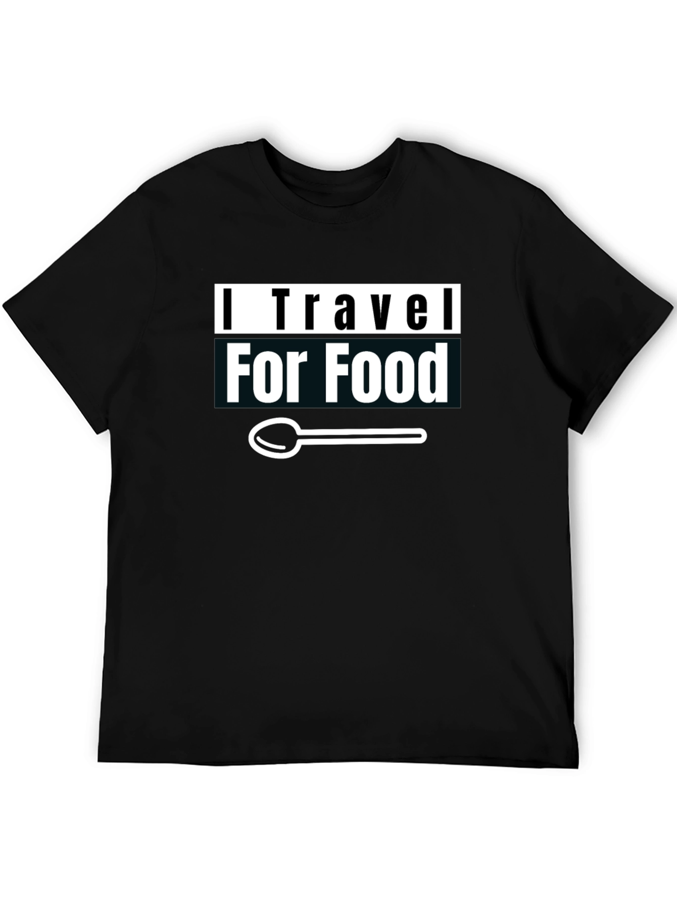 I Travel For Food T-Shirt - Graphic Tee - 5