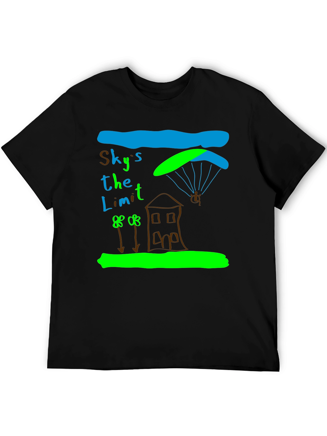 Black Sky's the Limit Graphic T-Shirt view 5