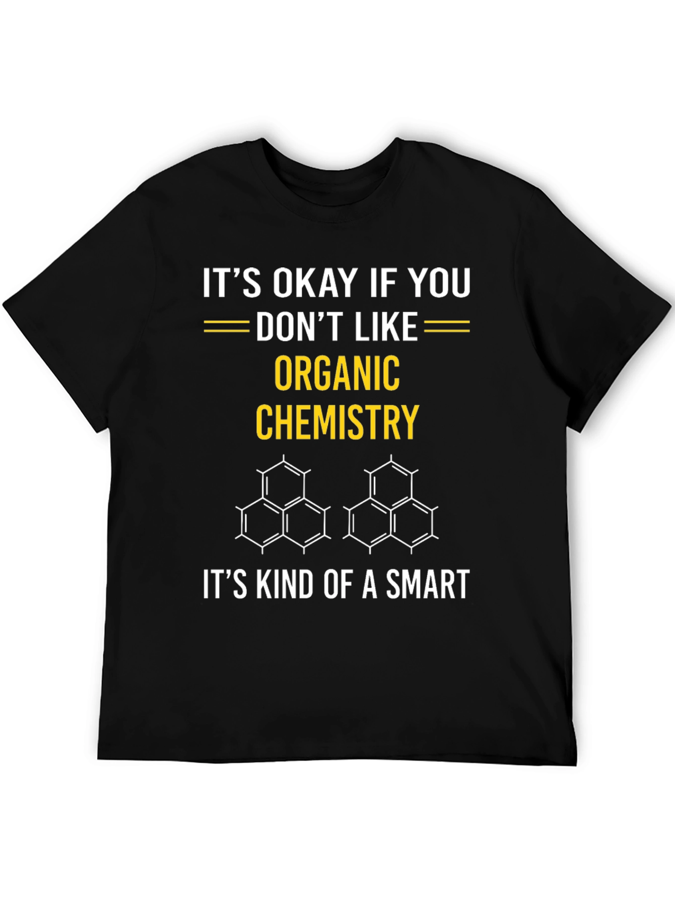 Black Organic Chemistry Graphic T-Shirt view 5