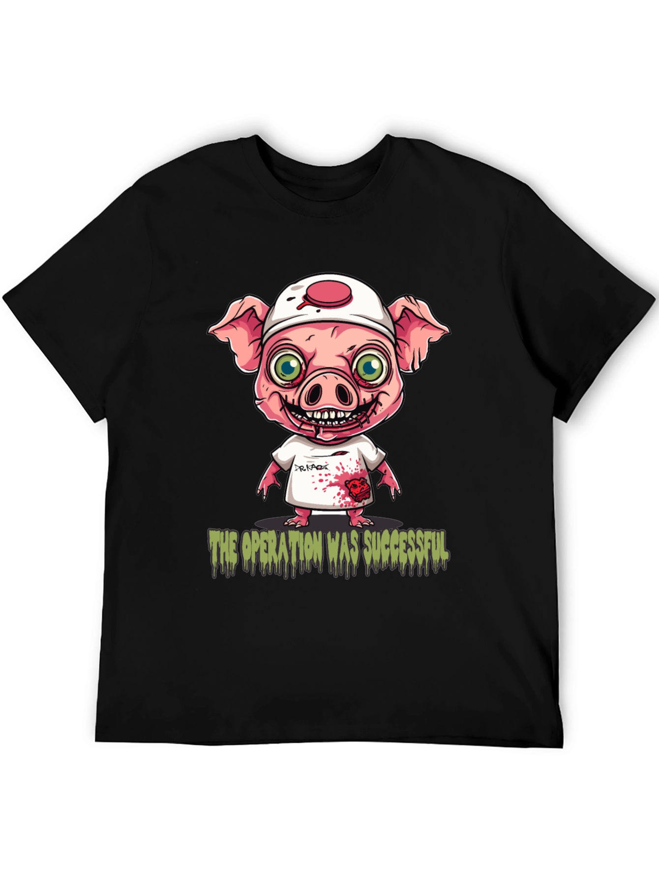Black Operation Successful Pig Doctor T-Shirt view 5