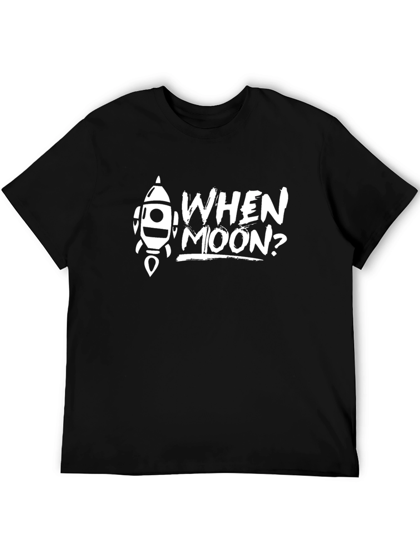 Black When Moon? Black Crypto T-Shirt view 5