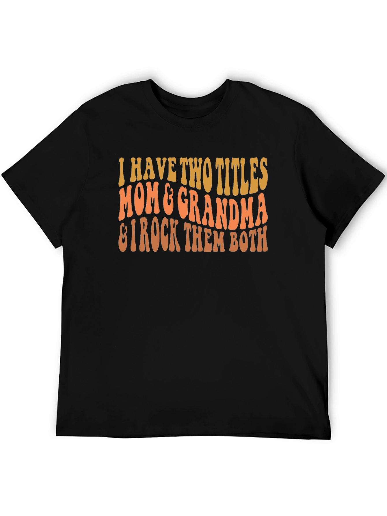 Black Mom & Grandma Rock T-Shirt view 5