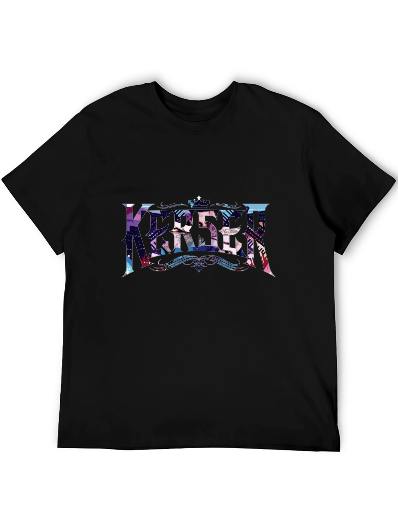 Black Kresev Band Tee - Unique Design view 5