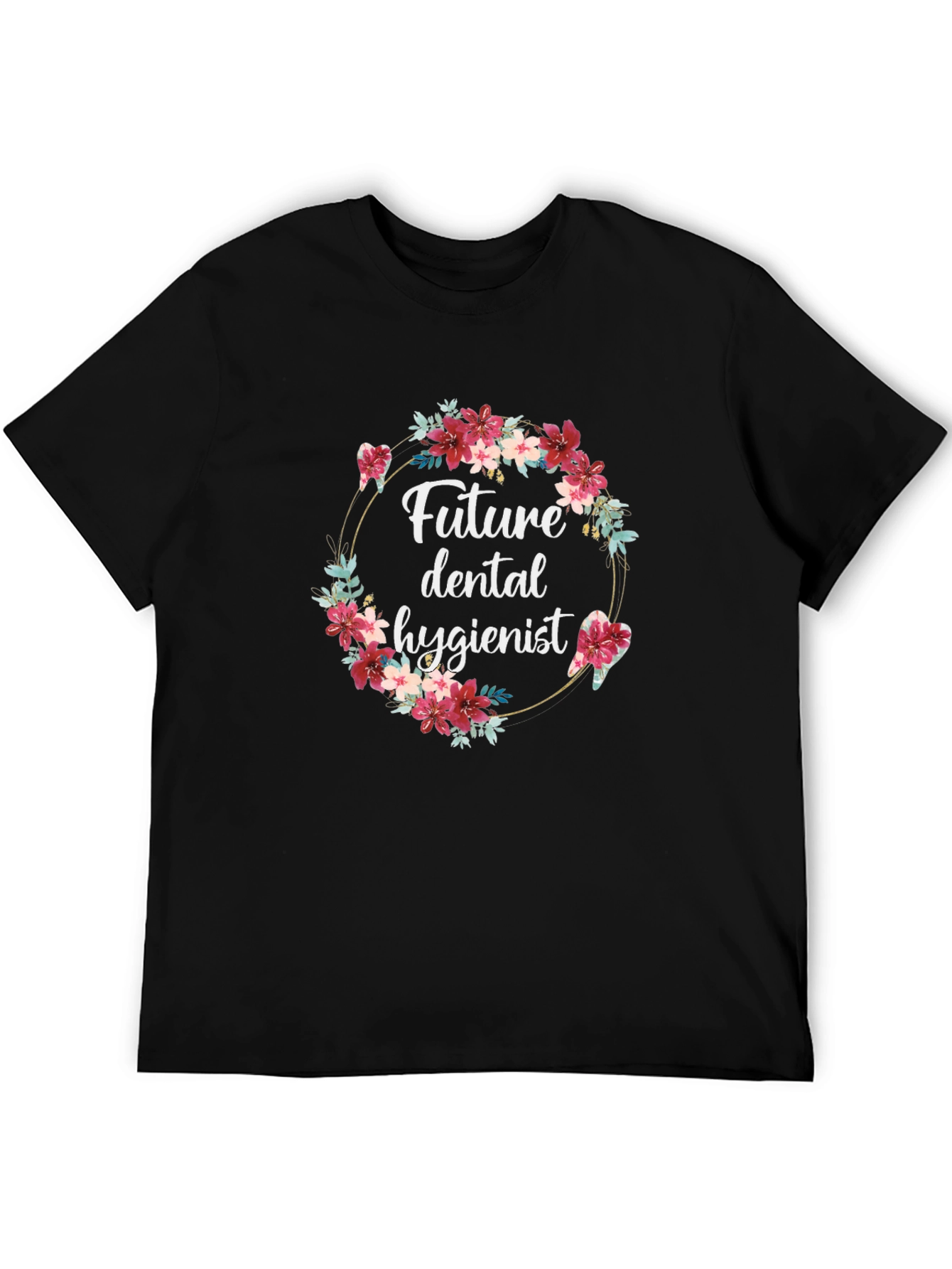 Future Dental Hygienist Floral T-Shirt - 5