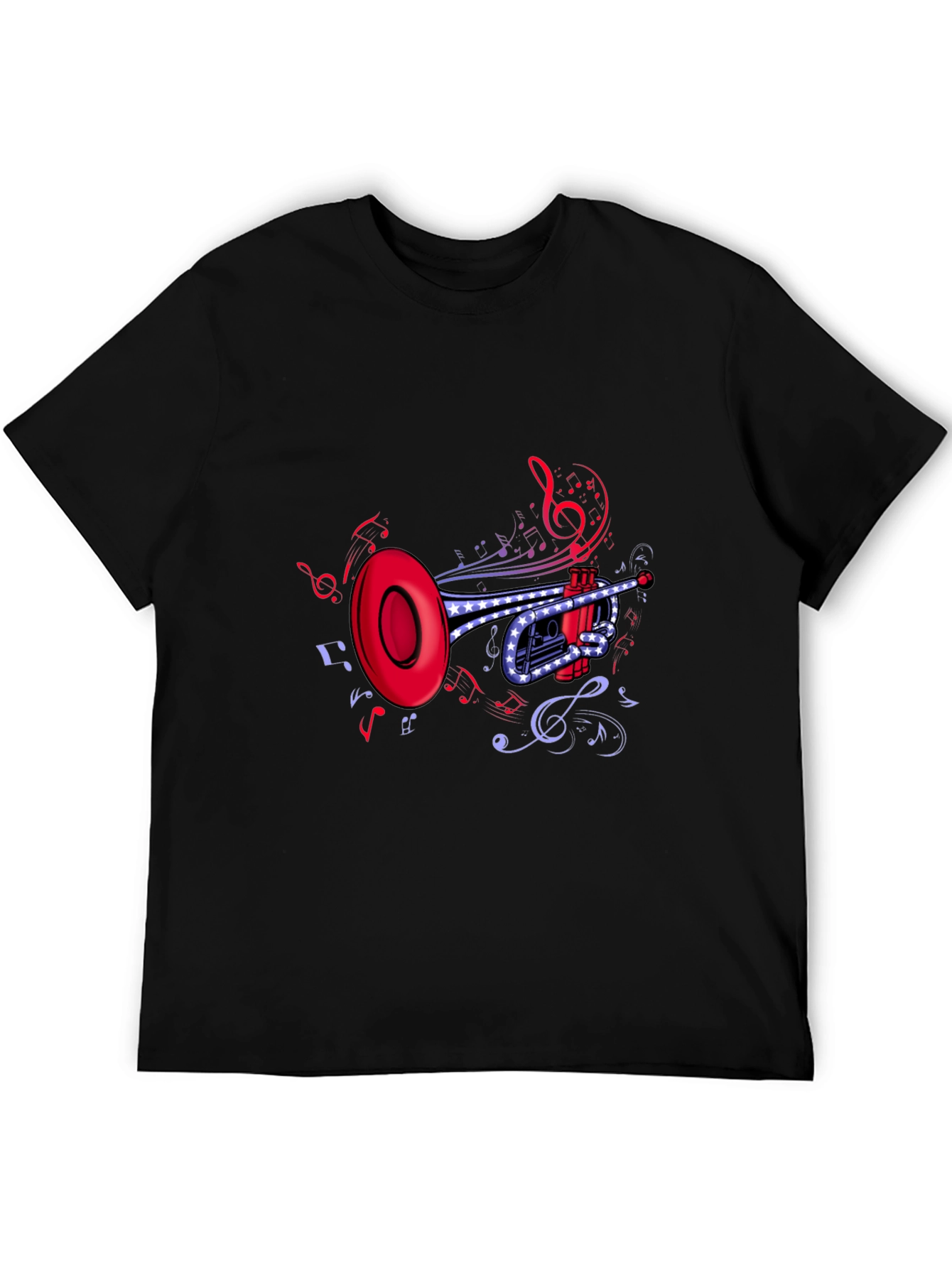 Musical Trumpet Graphic T-Shirt - 5