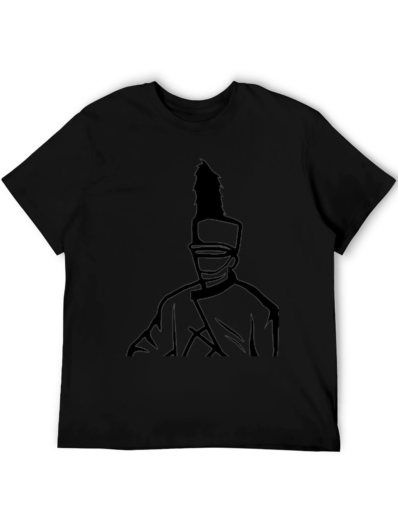 Black Marching Band Graphic Black T-Shirt view 5
