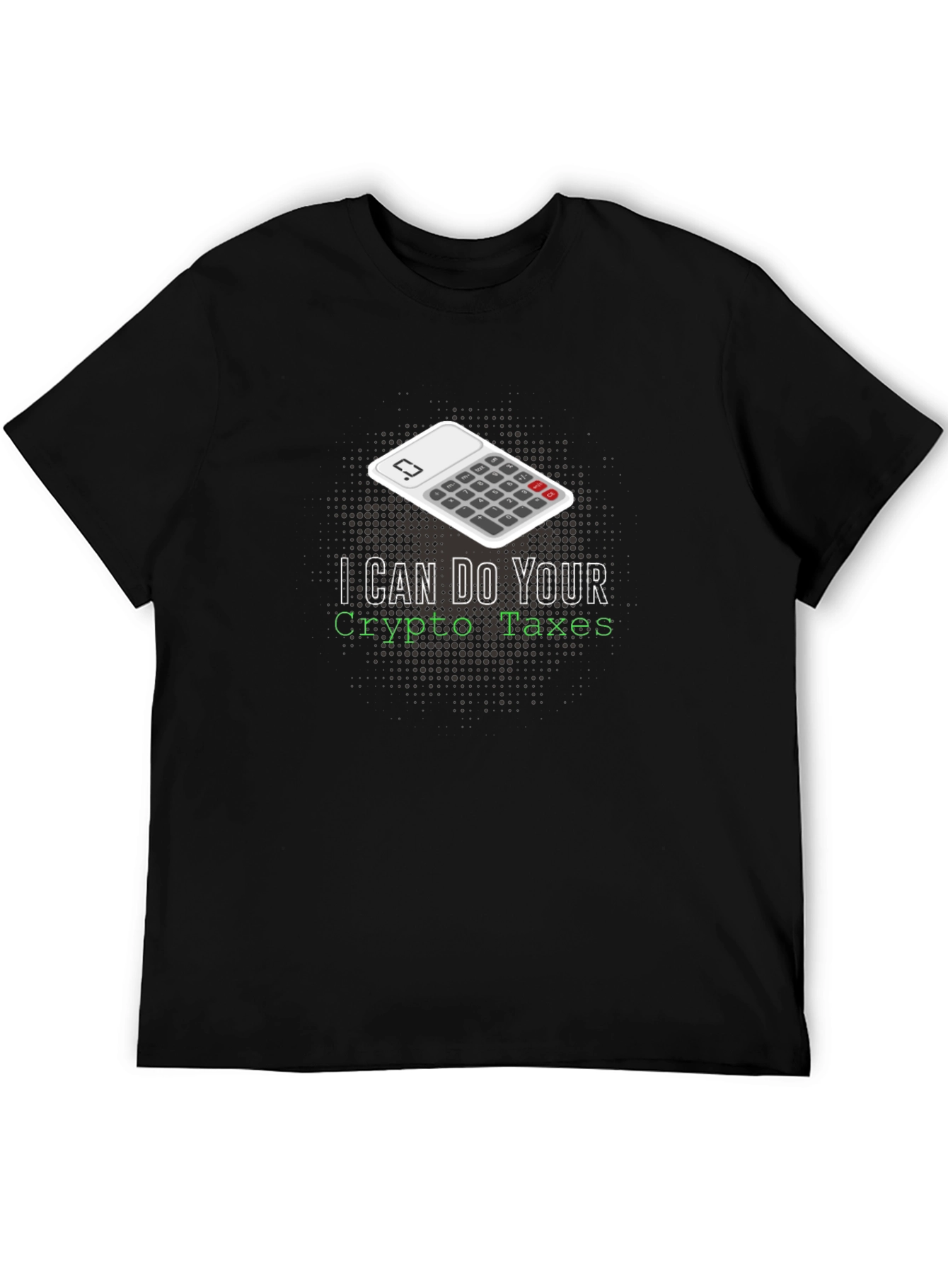 Black Crypto Taxes T-Shirt view 5