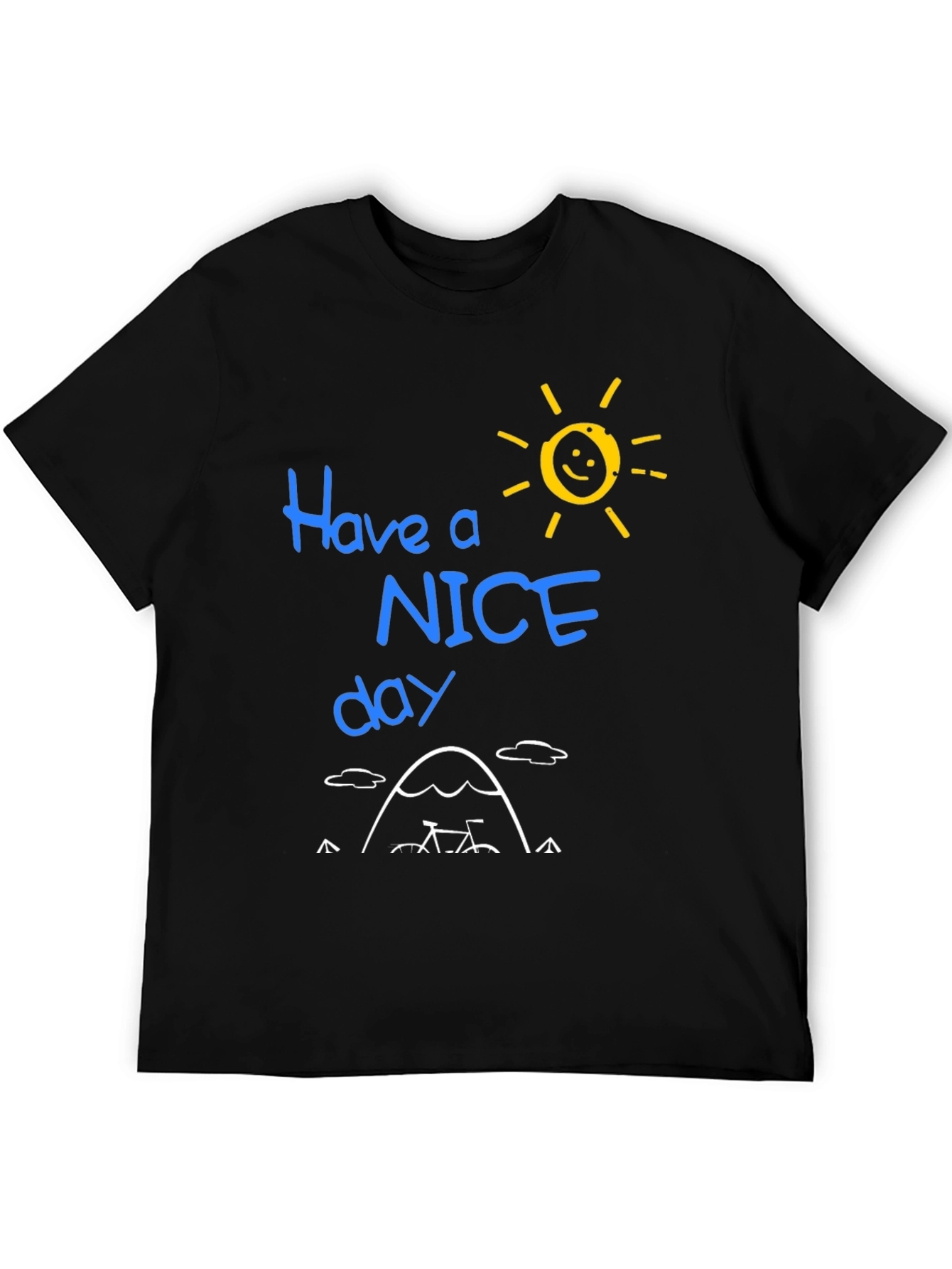 Black Have a Nice Day Graphic T-Shirt view 5