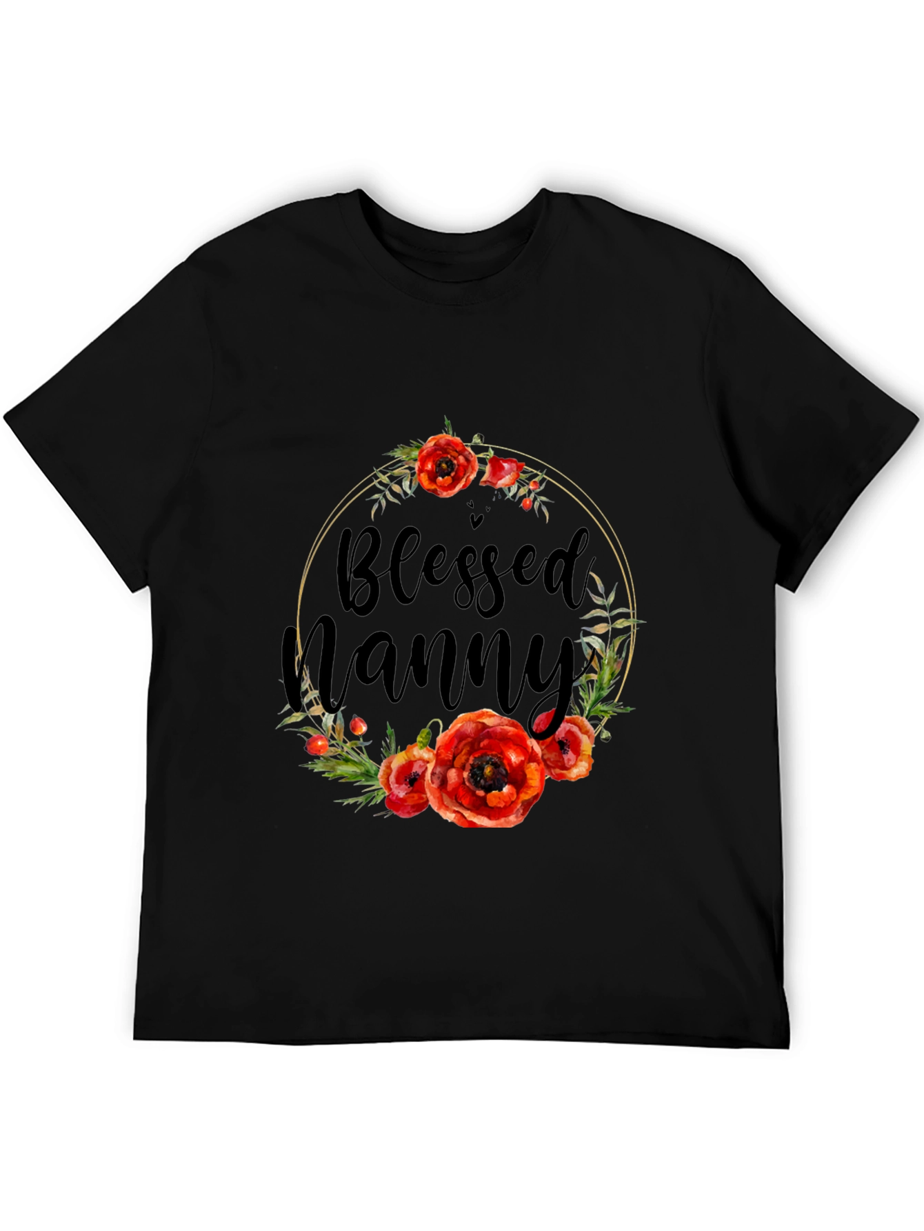 Blessed Nanny Floral T-Shirt - Stylish Comfort - 5