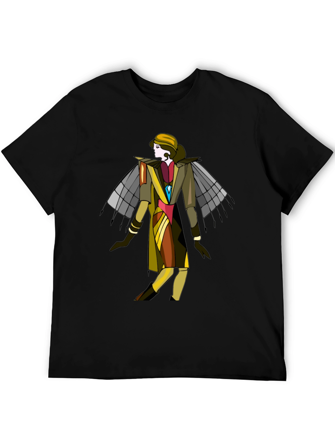 Art Deco Style Graphic Tee - Unique Design - 5