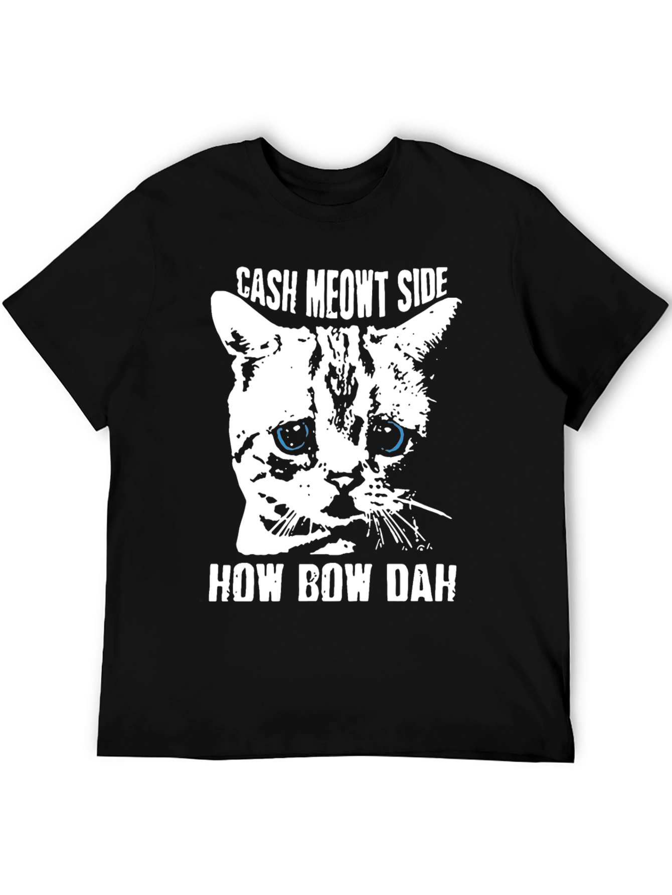 Cash Meowt Side T-Shirt - Funny Cat Tee - 5