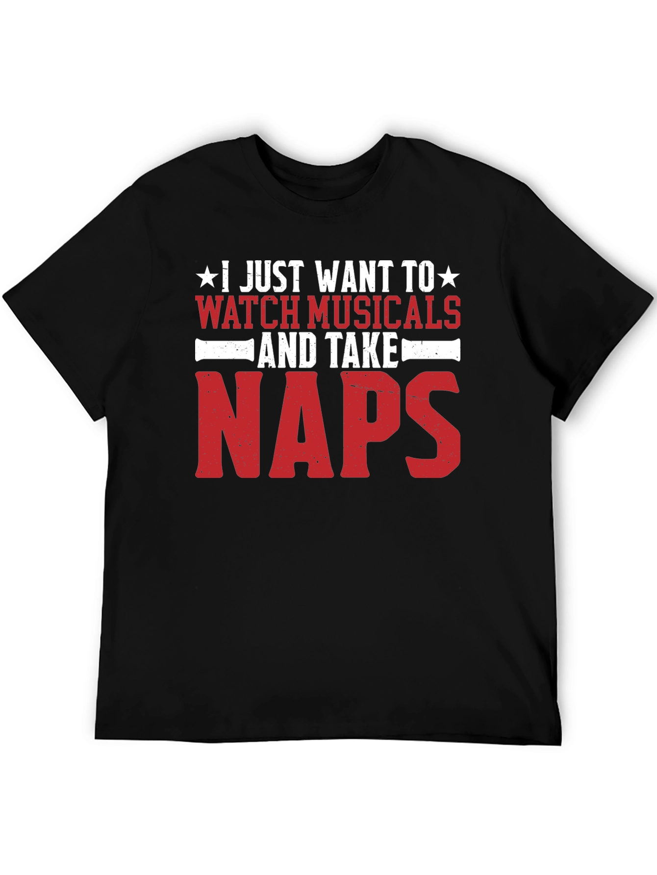 Black Musical Lover's Naps T-Shirt view 5