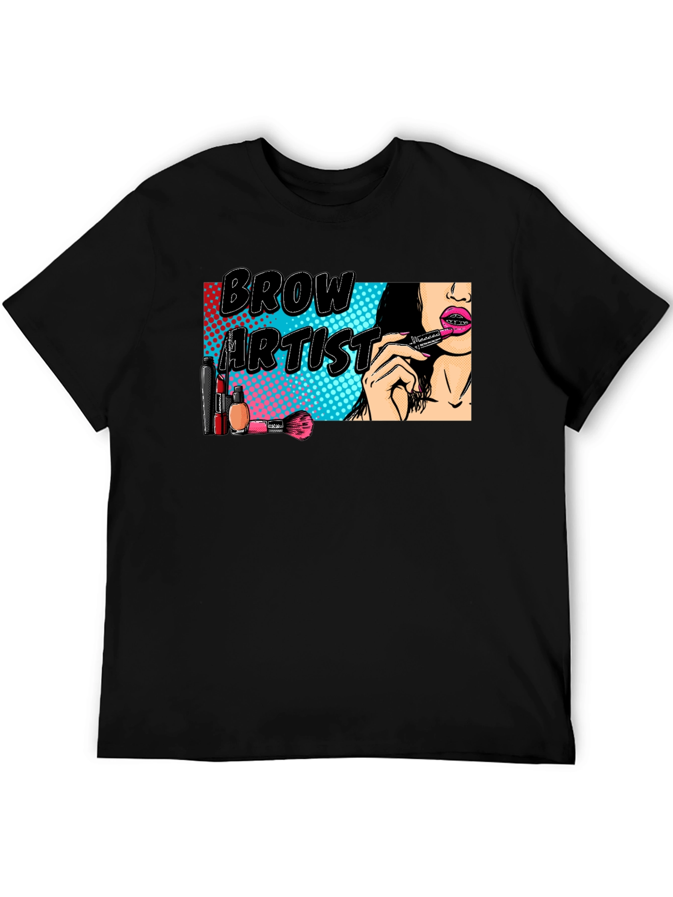 Black Brow Artist T-Shirt - Makeup Lover Tee view 5