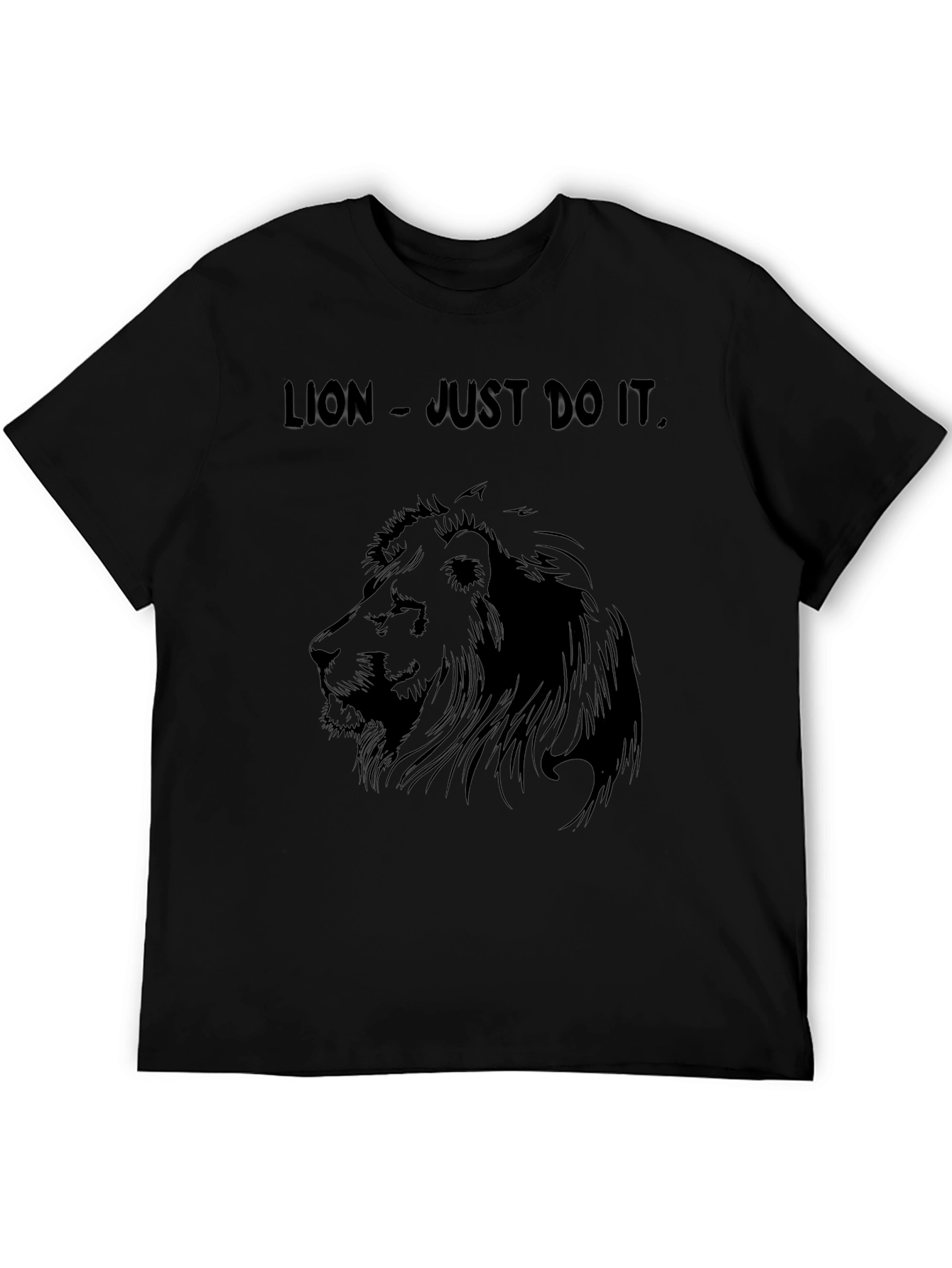 Black Lion - Just Do It Black T-Shirt view 5