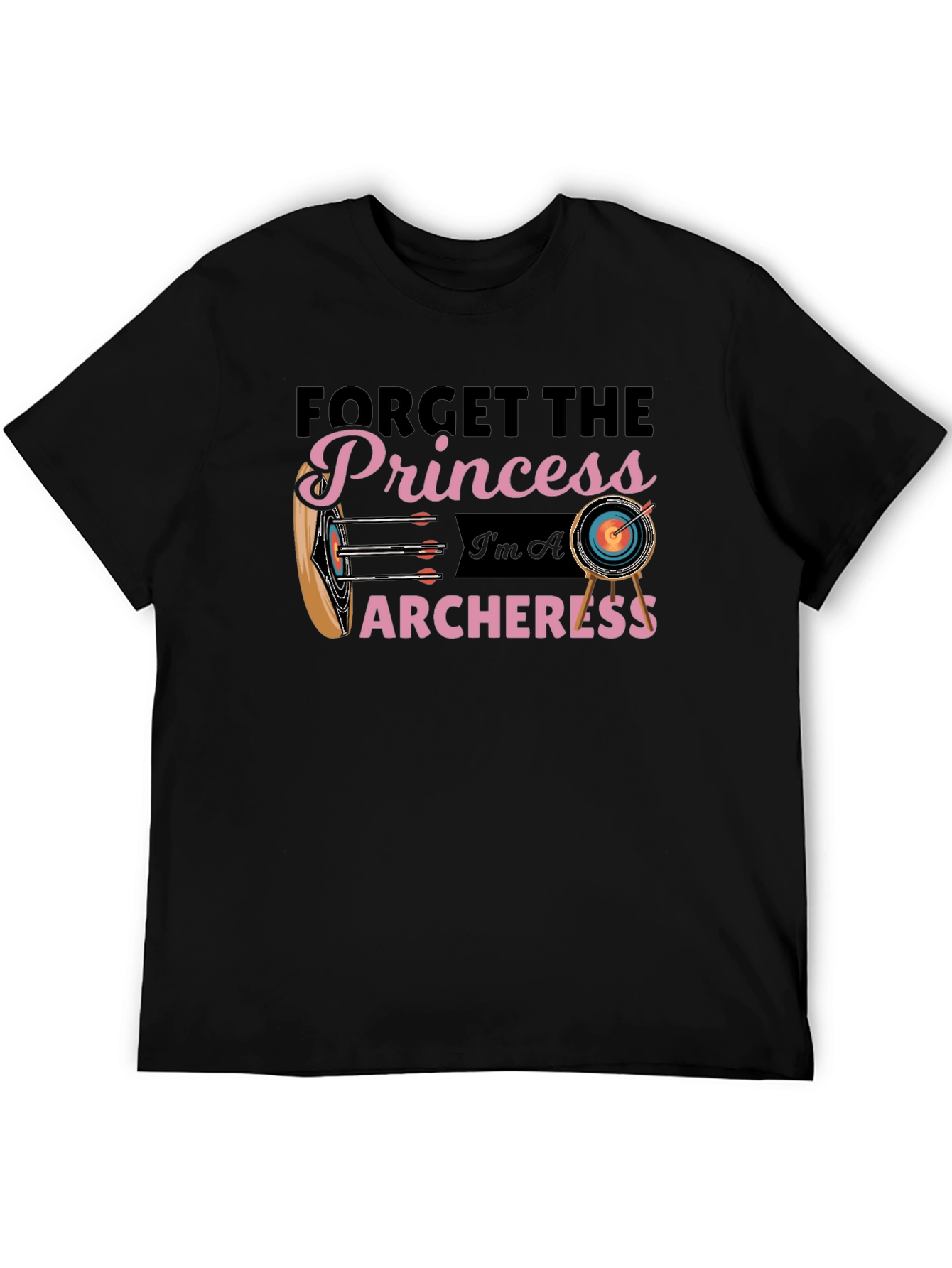 Black Archeress Graphic Tee - Forget the Princess! view 5