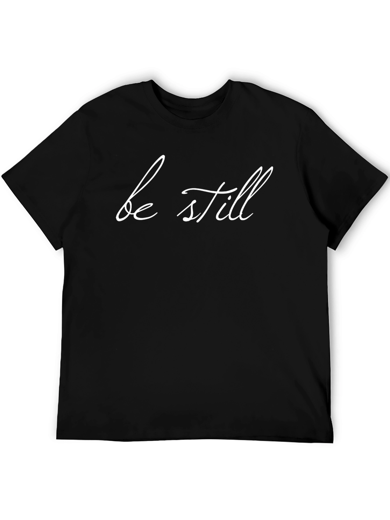Black Be Still Graphic Tee - Soft Cotton Blend view 5